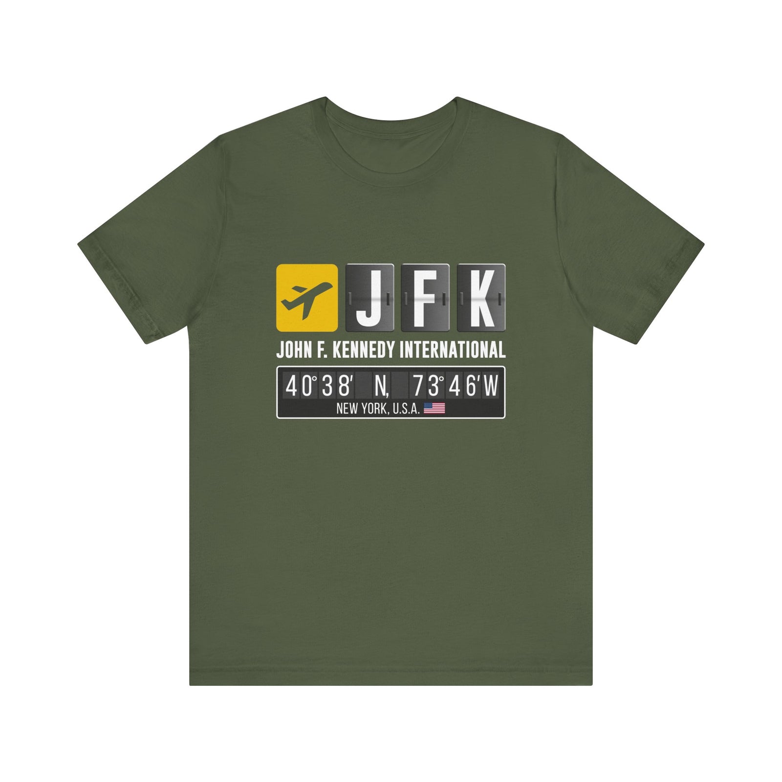 JFK John F. Kennedy International Airport - Unisex Jersey Tee