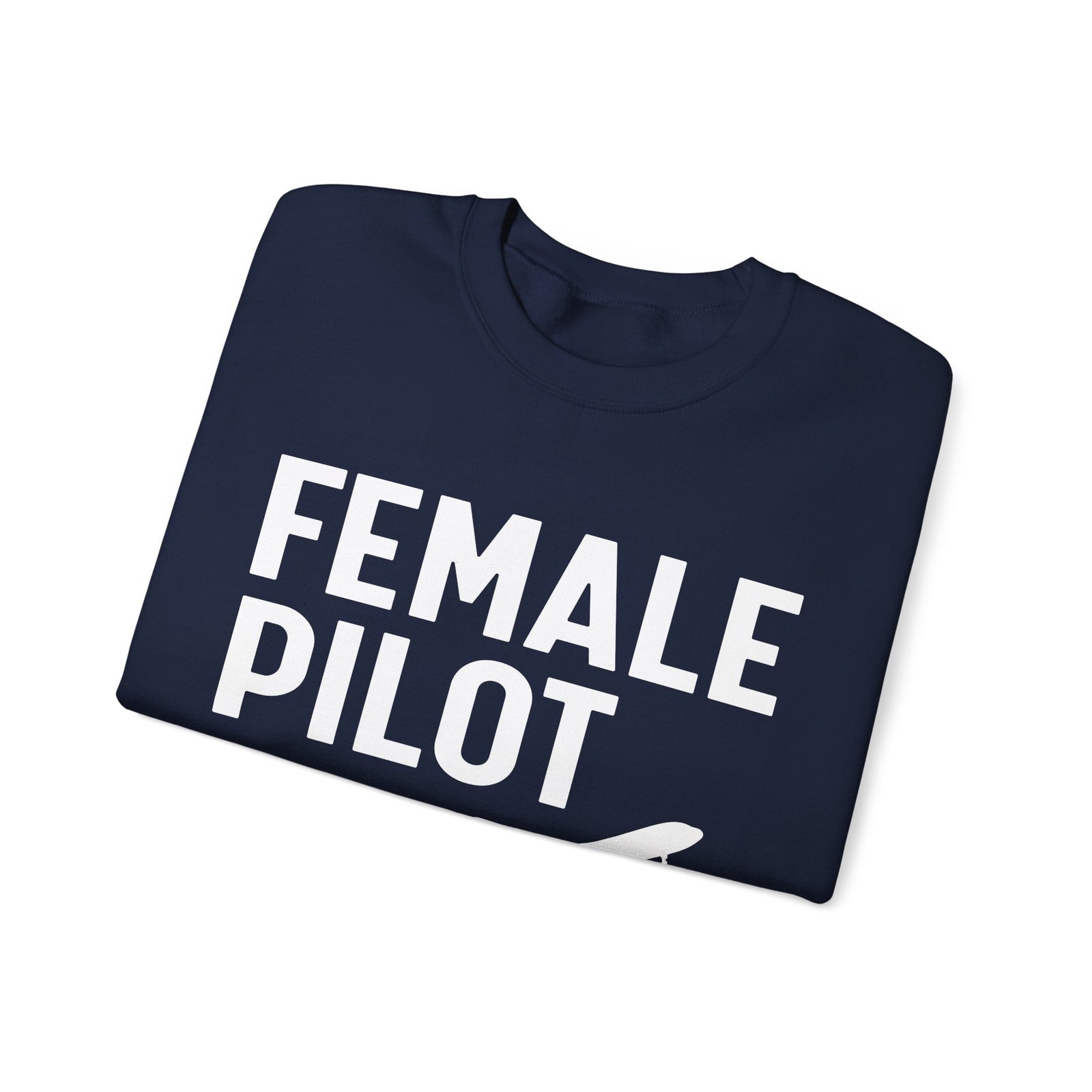 Female Pilot - Unisex Crewneck Sweatshirt