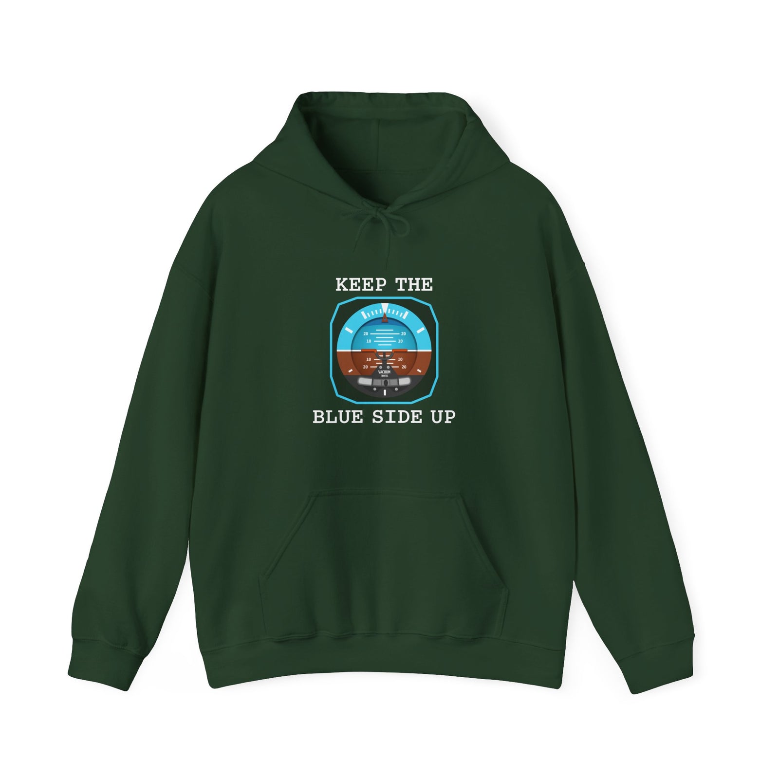 Keep The Blue Side Up - Unisex Pullover Hoodie