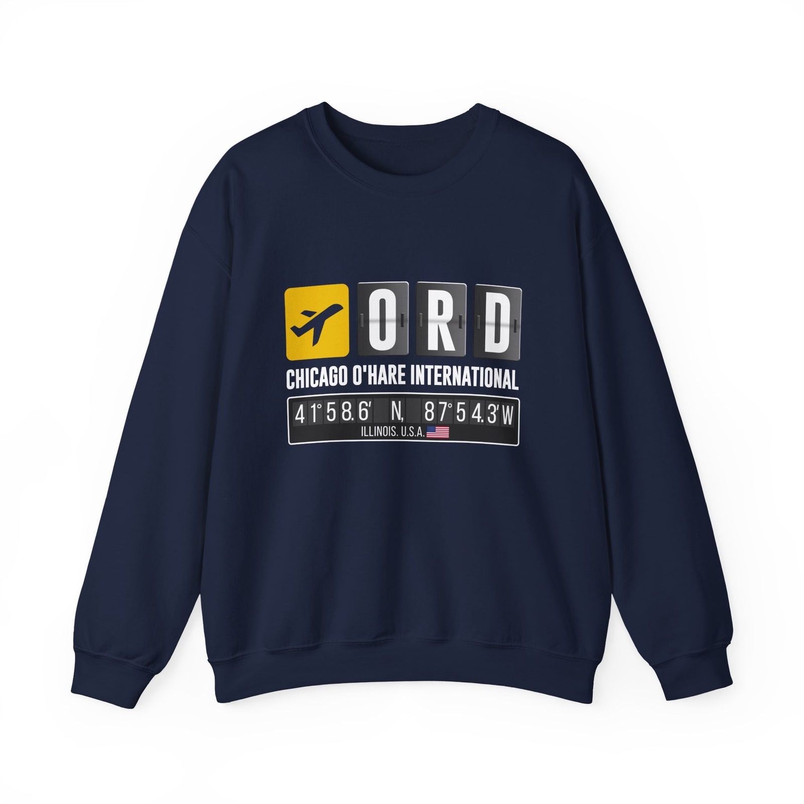 ORD Chicago O'Hare International Airport - Crewneck Sweatshirt
