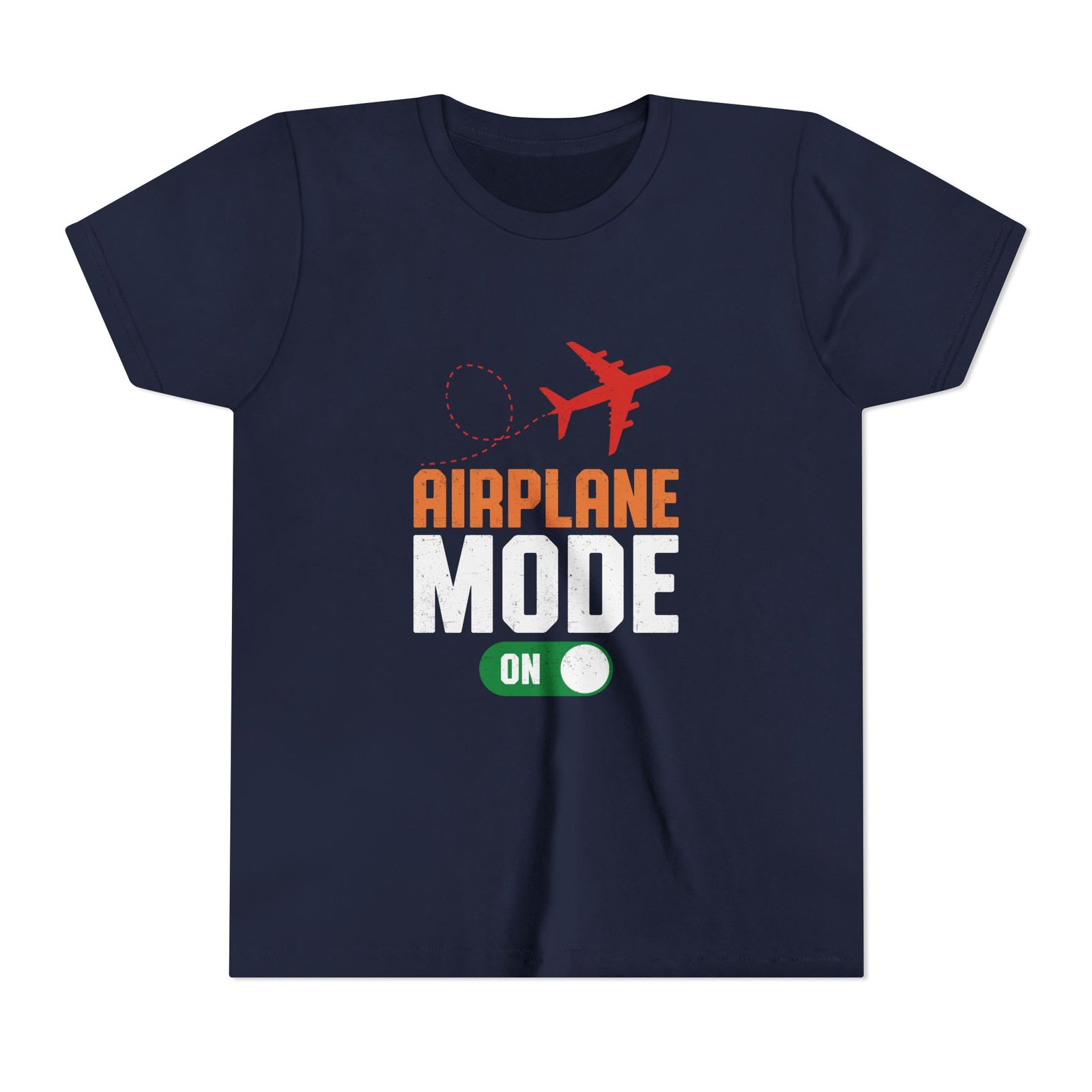 Airplane Mode On - Unisex Youth Short Sleeve Tee