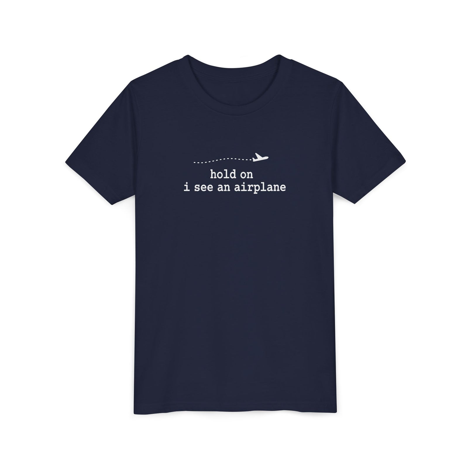 I See An Airplane - Unisex Youth Short Sleeve Tee