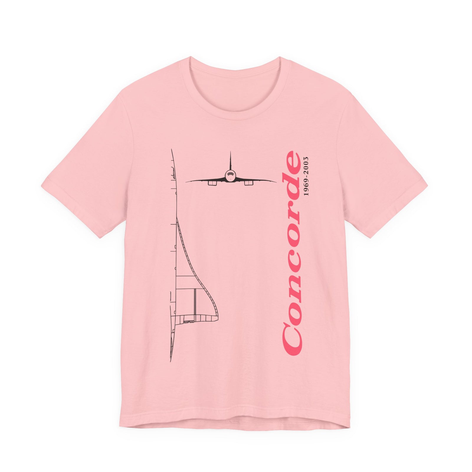 Concorde 1969-2003 Unisex Jersey Tee - Perfect for Aviation Enthusiasts