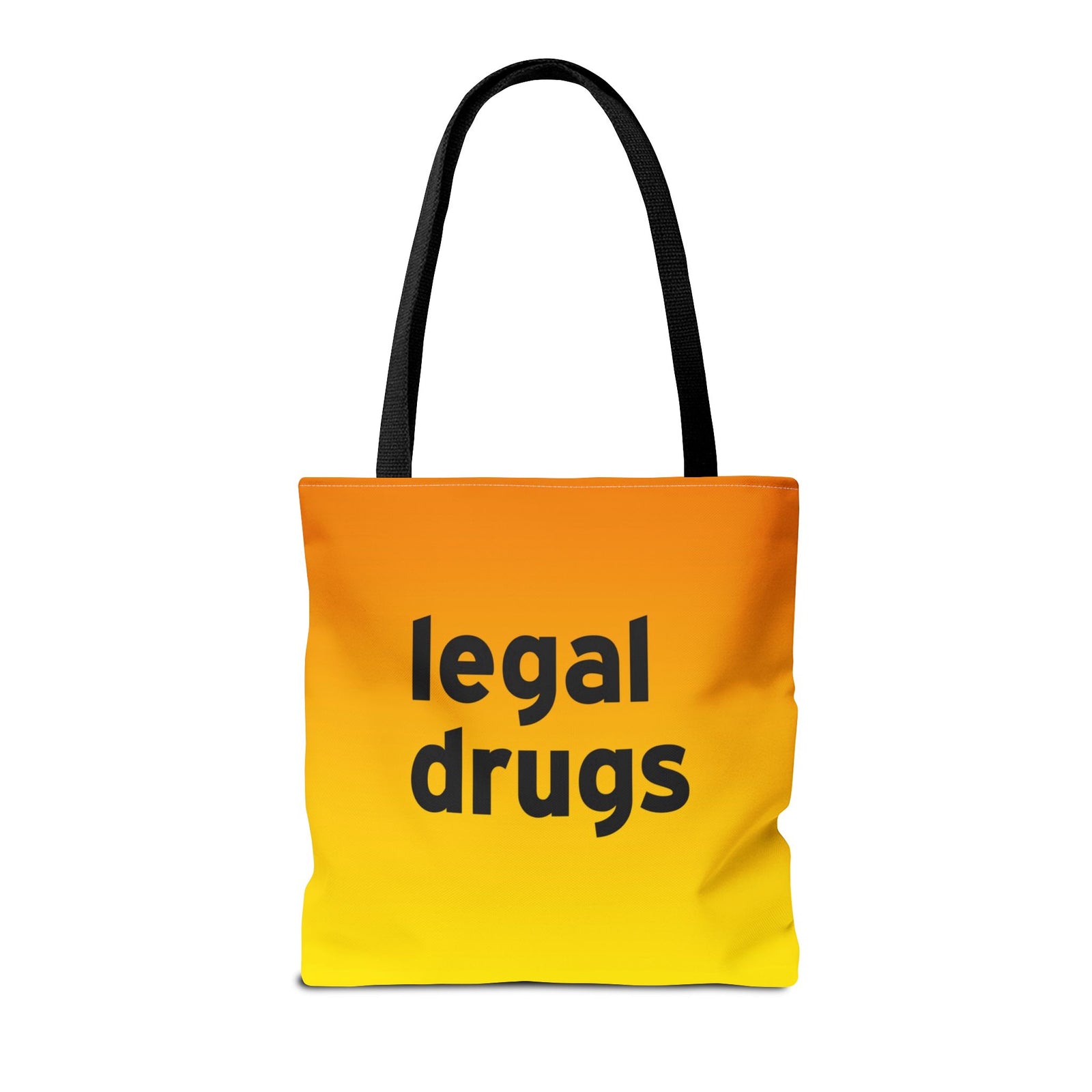 Legal Drugs Tote Bag — Printed Green Travel Tote