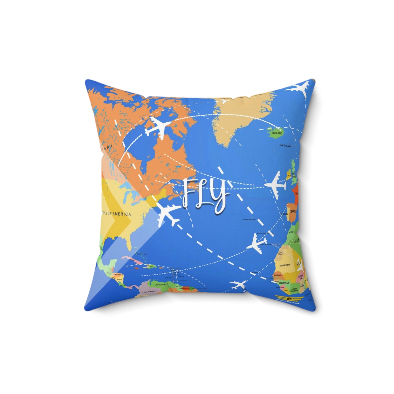 Fly Away - Spun Polyester Square Pillow