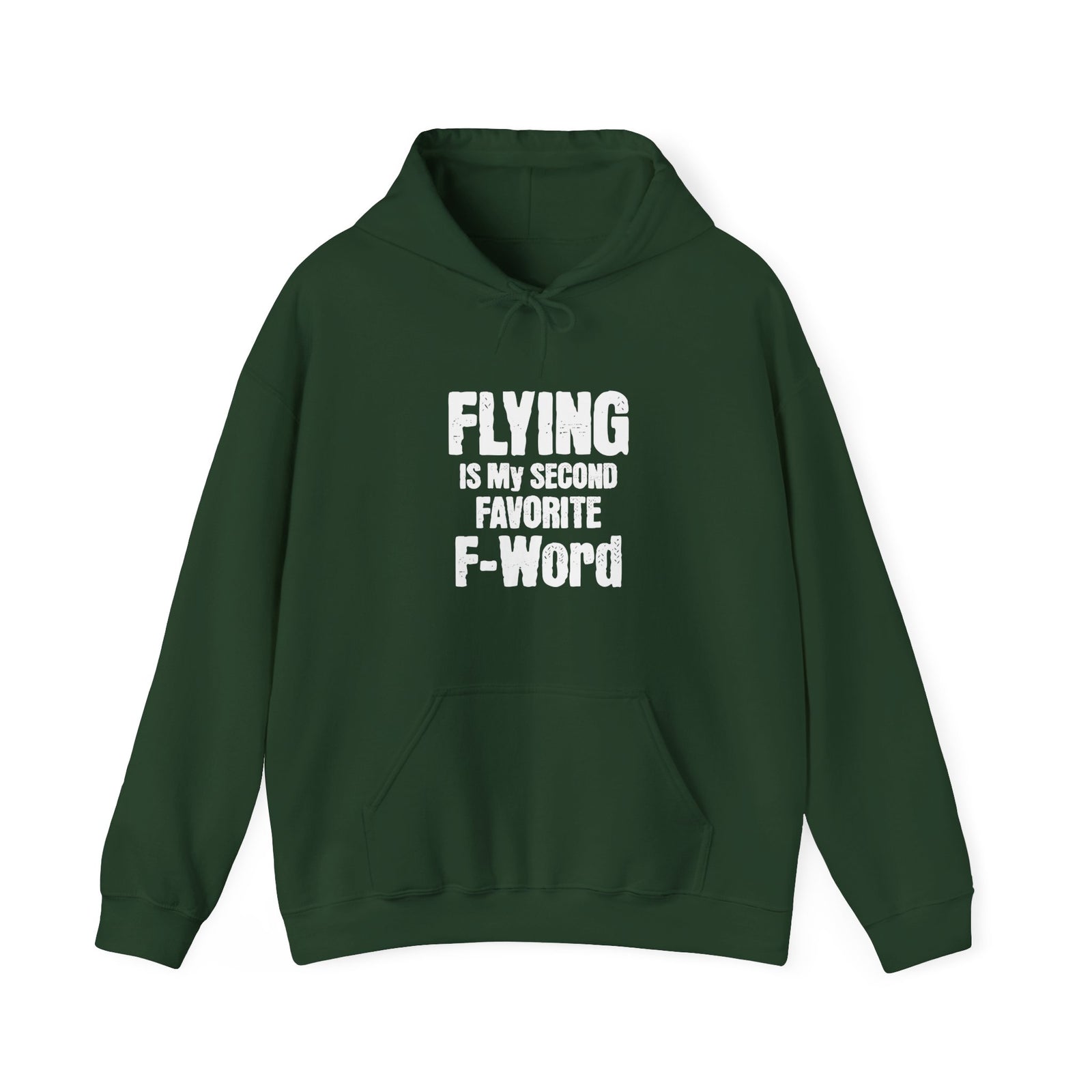 Flying Is My Second Favrite Word - Pullover Hoodie