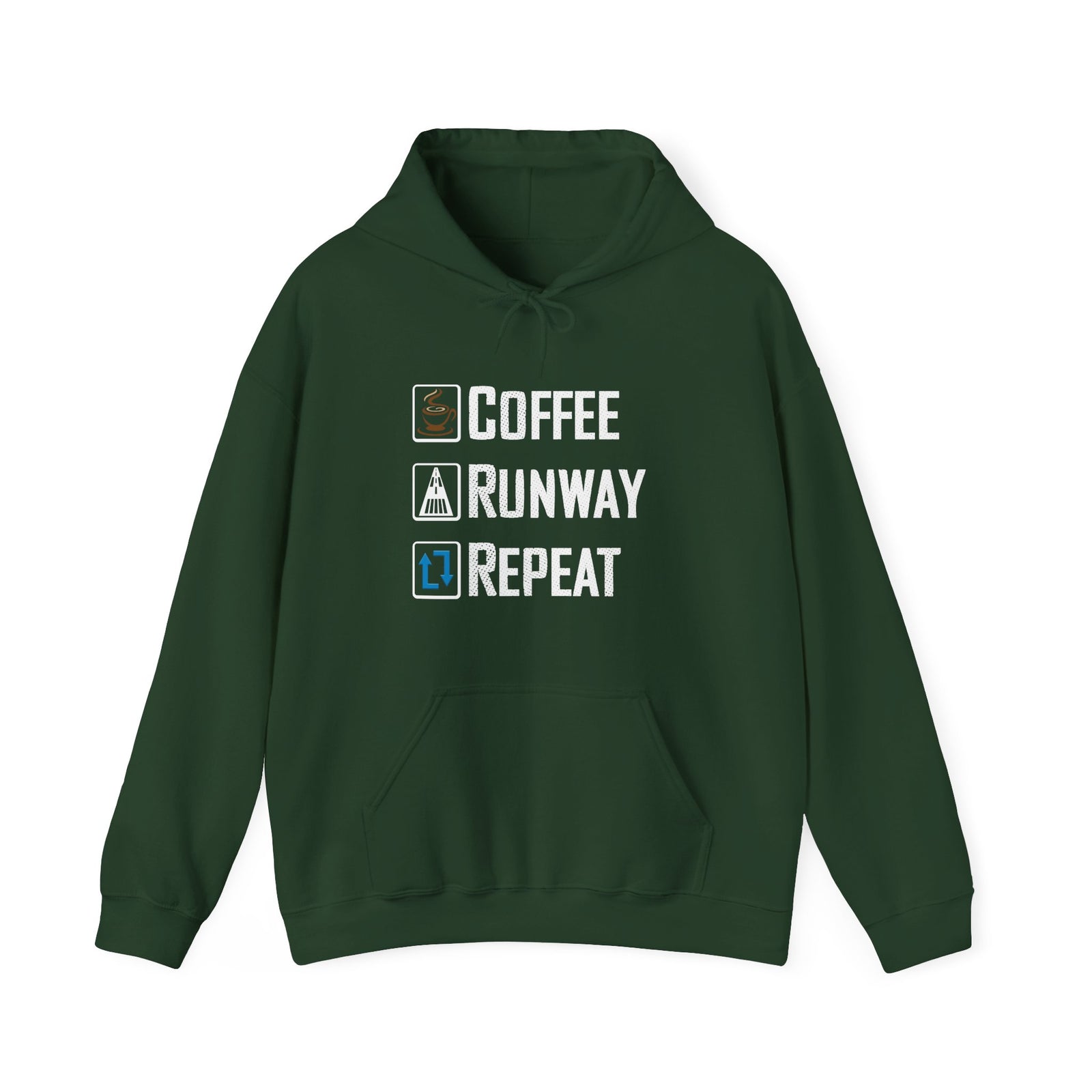 Coffee Runway Repeat - Pullover Hoodie