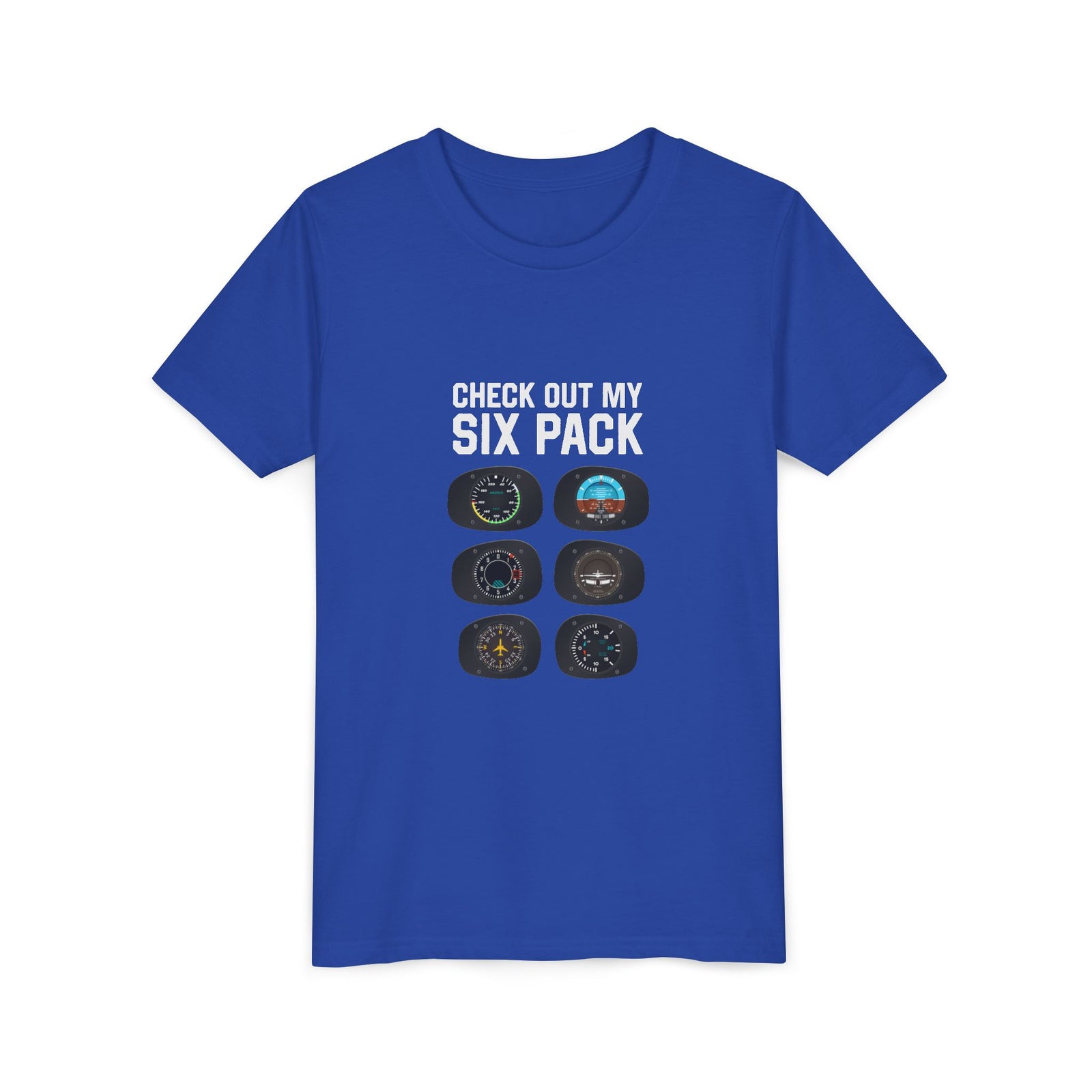 Check Out My Six Pack - Unisex Youth Short Sleeve Tee