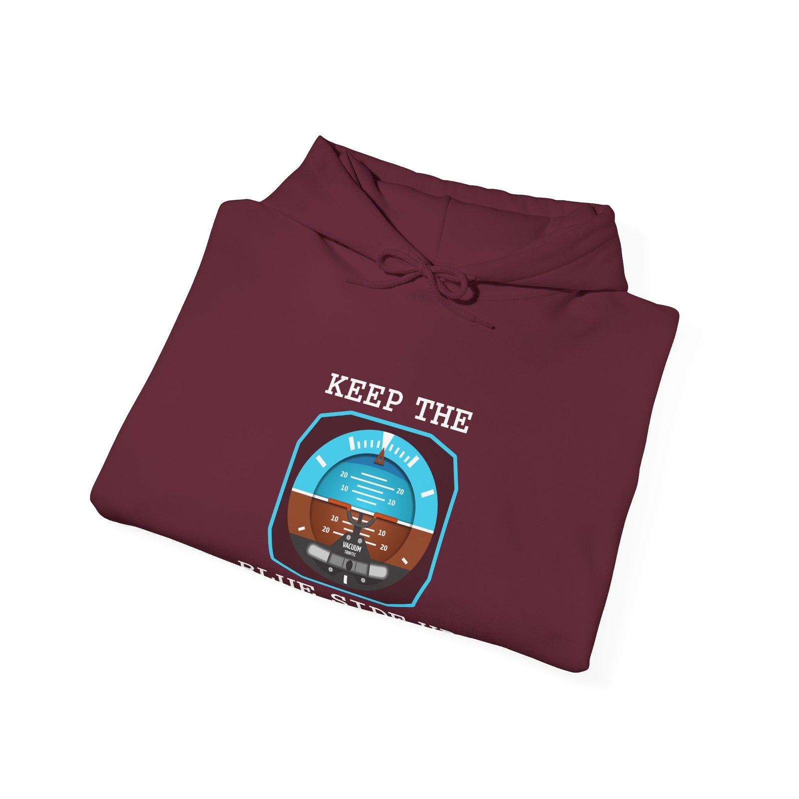 Keep The Blue Side Up - Unisex Pullover Hoodie