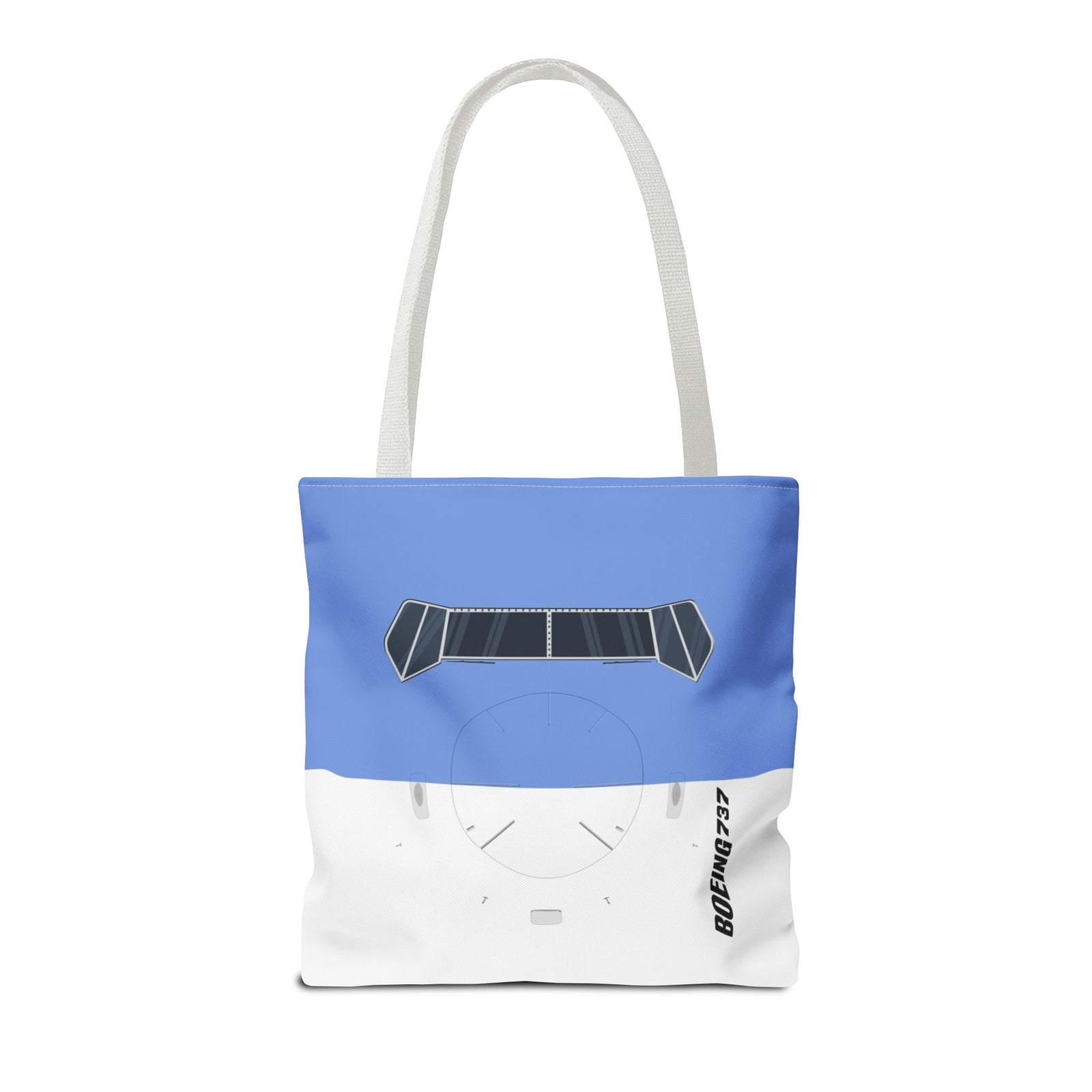 737 Tote Bag — Printed Green Travel Tote