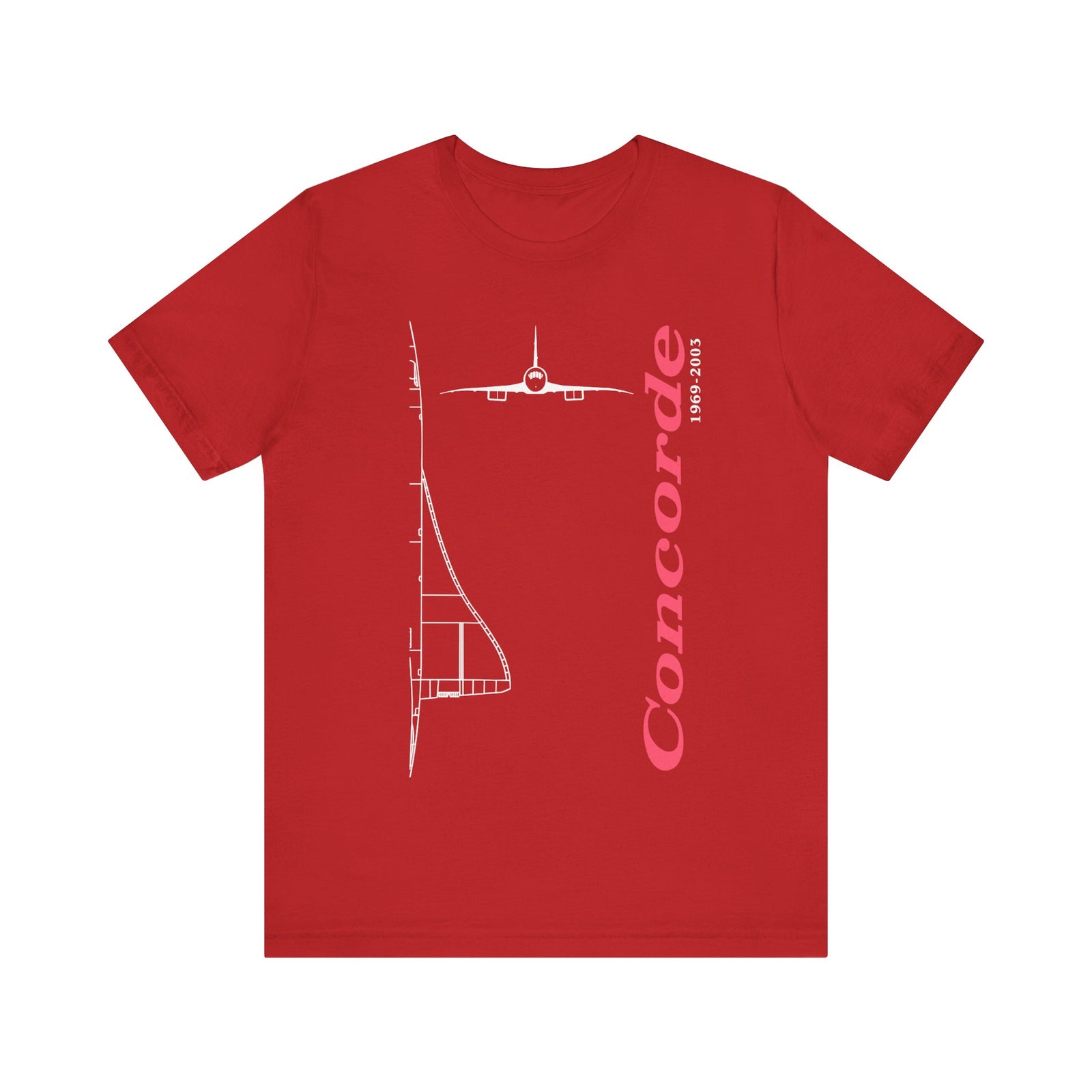 Concorde 1969-2003 Unisex Jersey Tee - Perfect for Aviation Enthusiasts