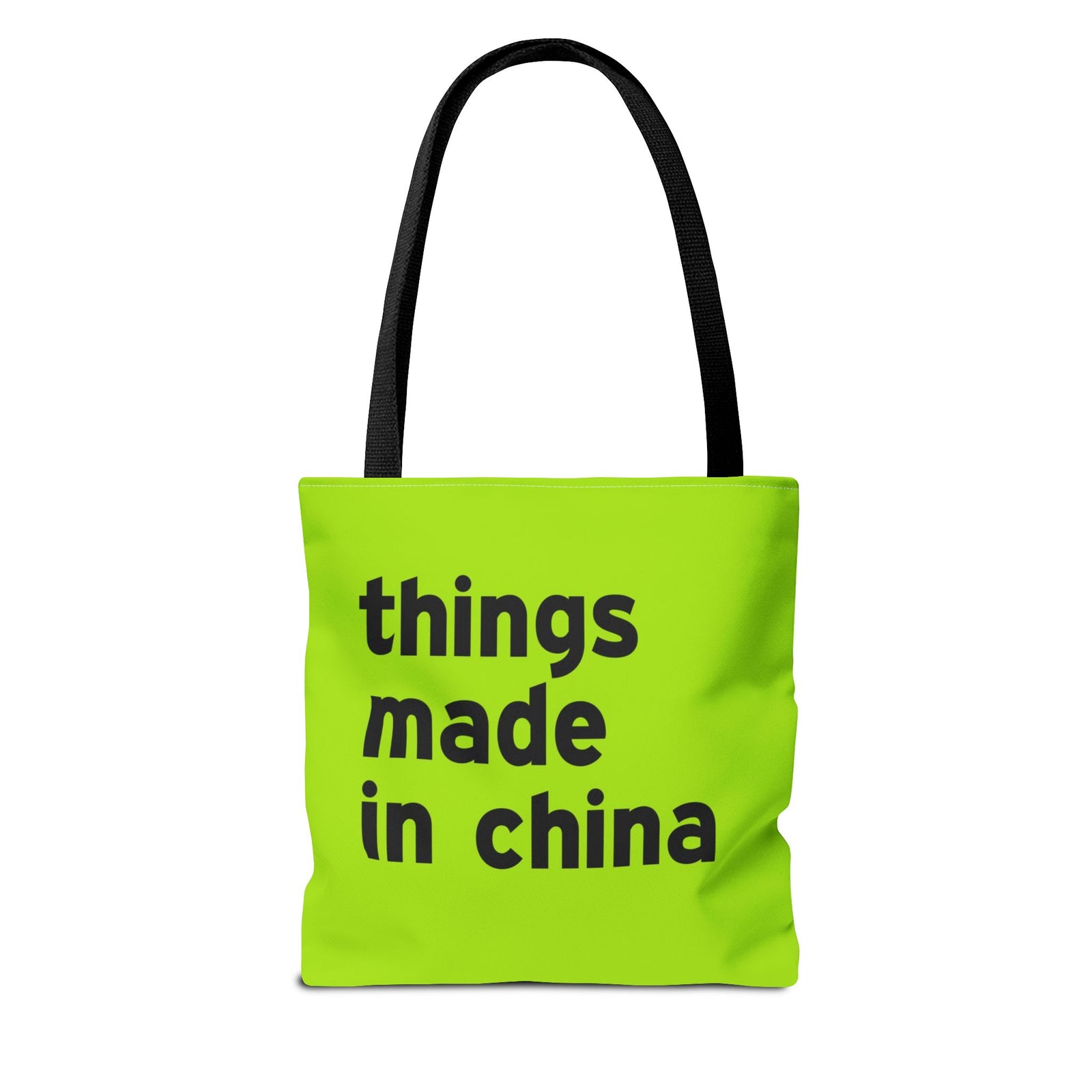 Things Made In China Tote Bag — Printed Green Travel Tote