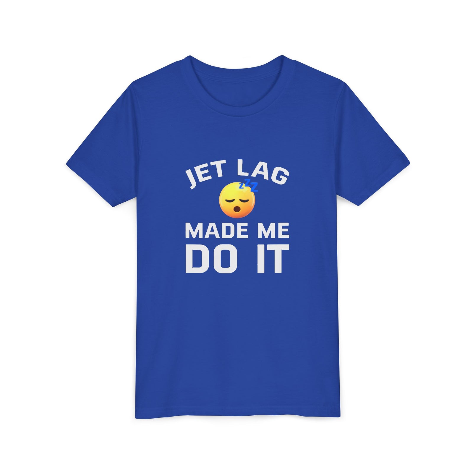 Jet Lag Made Me Do It - Unisex Youth Short Sleeve Tee