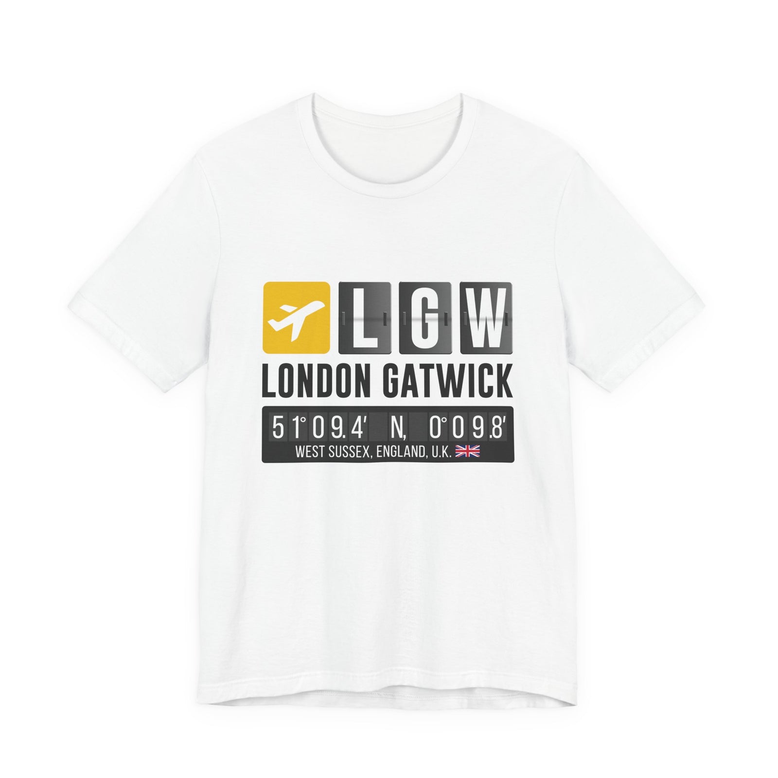 LGW London Gatwick - Unisex Jersey Tee