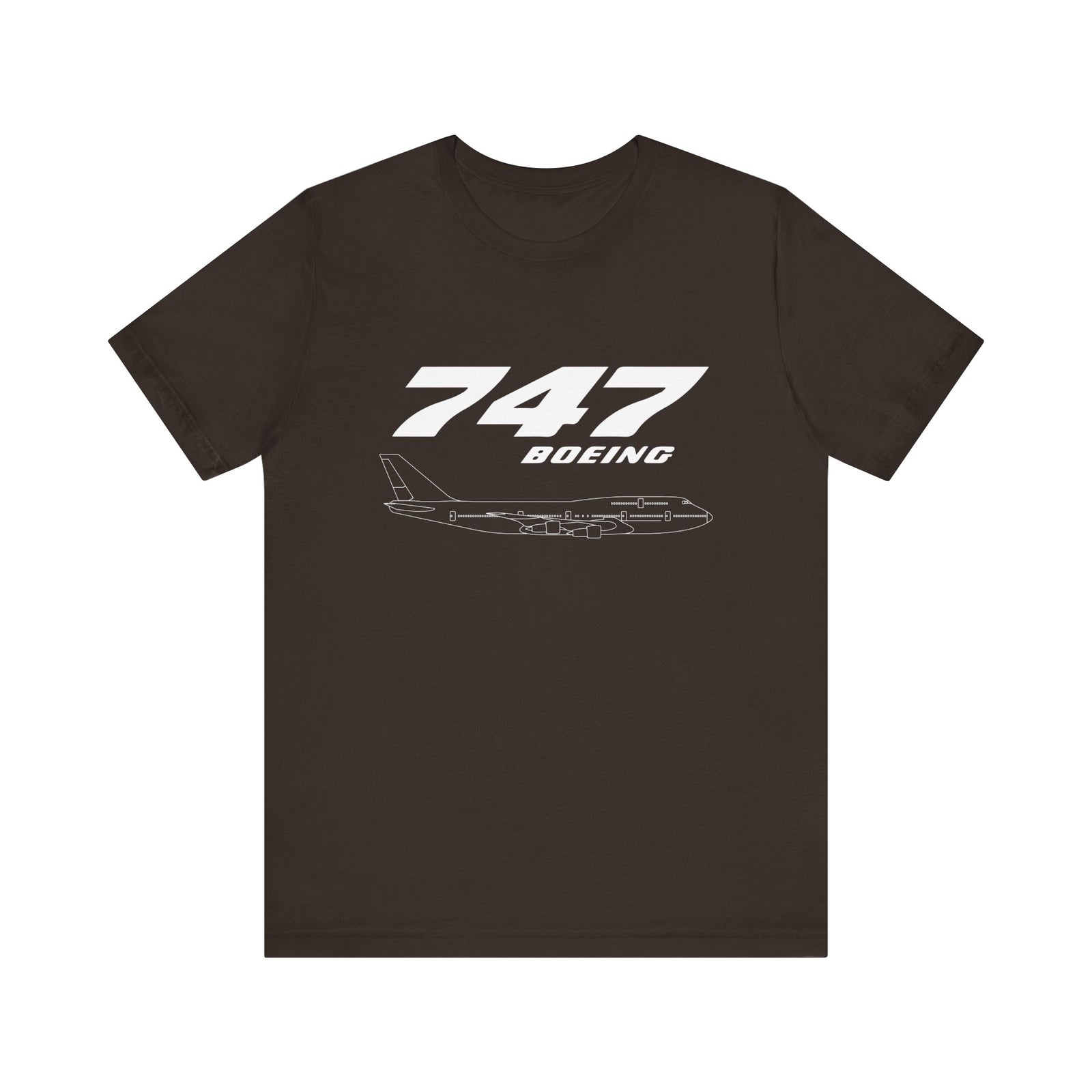 747 Unisex Jersey Tee - Perfect for Aviation Enthusiasts
