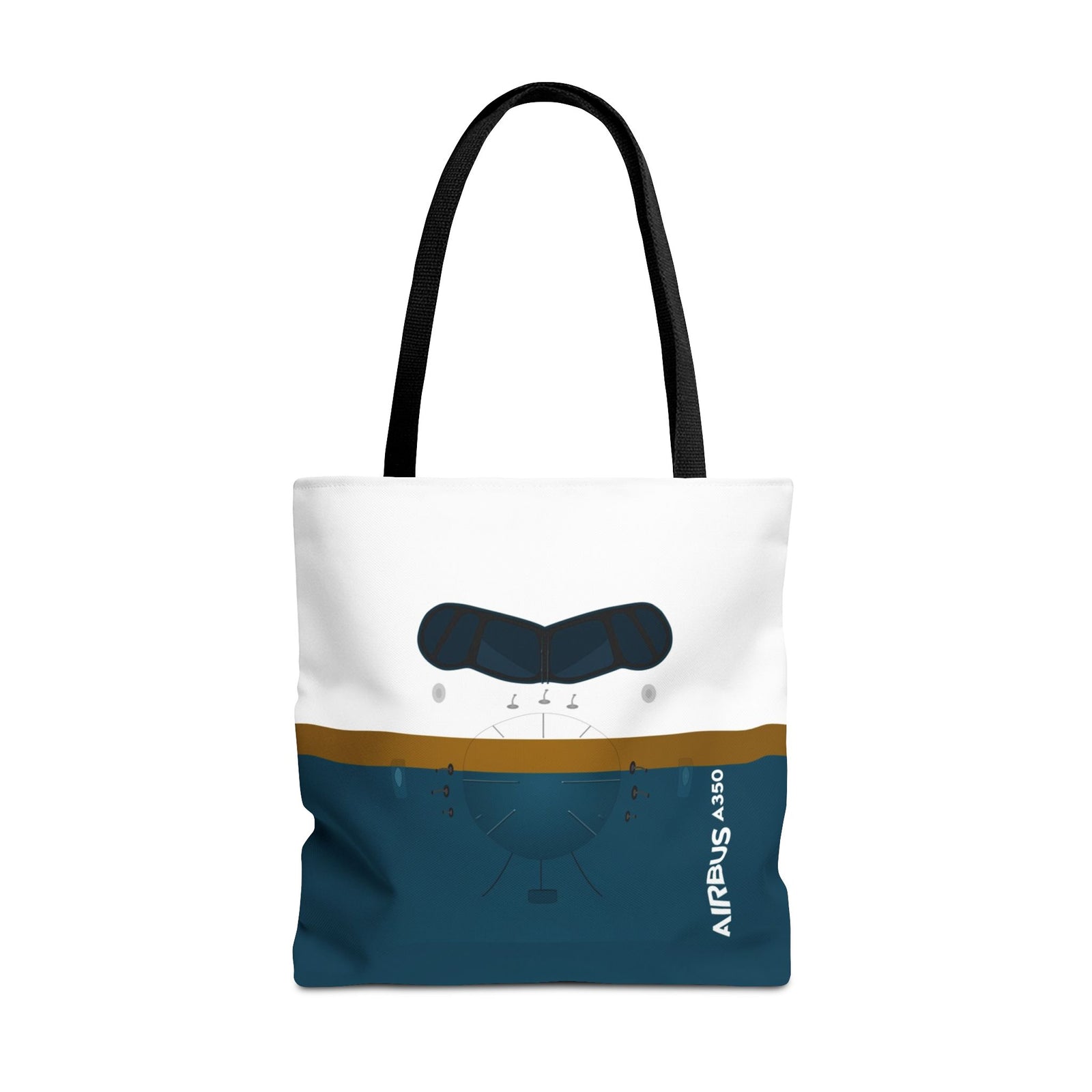 A350 Tote Bag — Printed Green Travel Tote