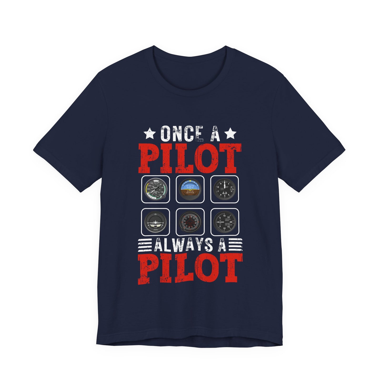 Once A Pilot Always A Pilot - Unisex Jersey Tee