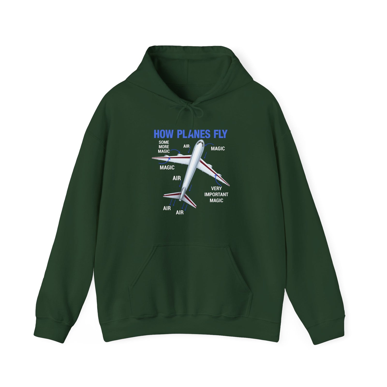 How Planes Fly - Pullover Hoodie
