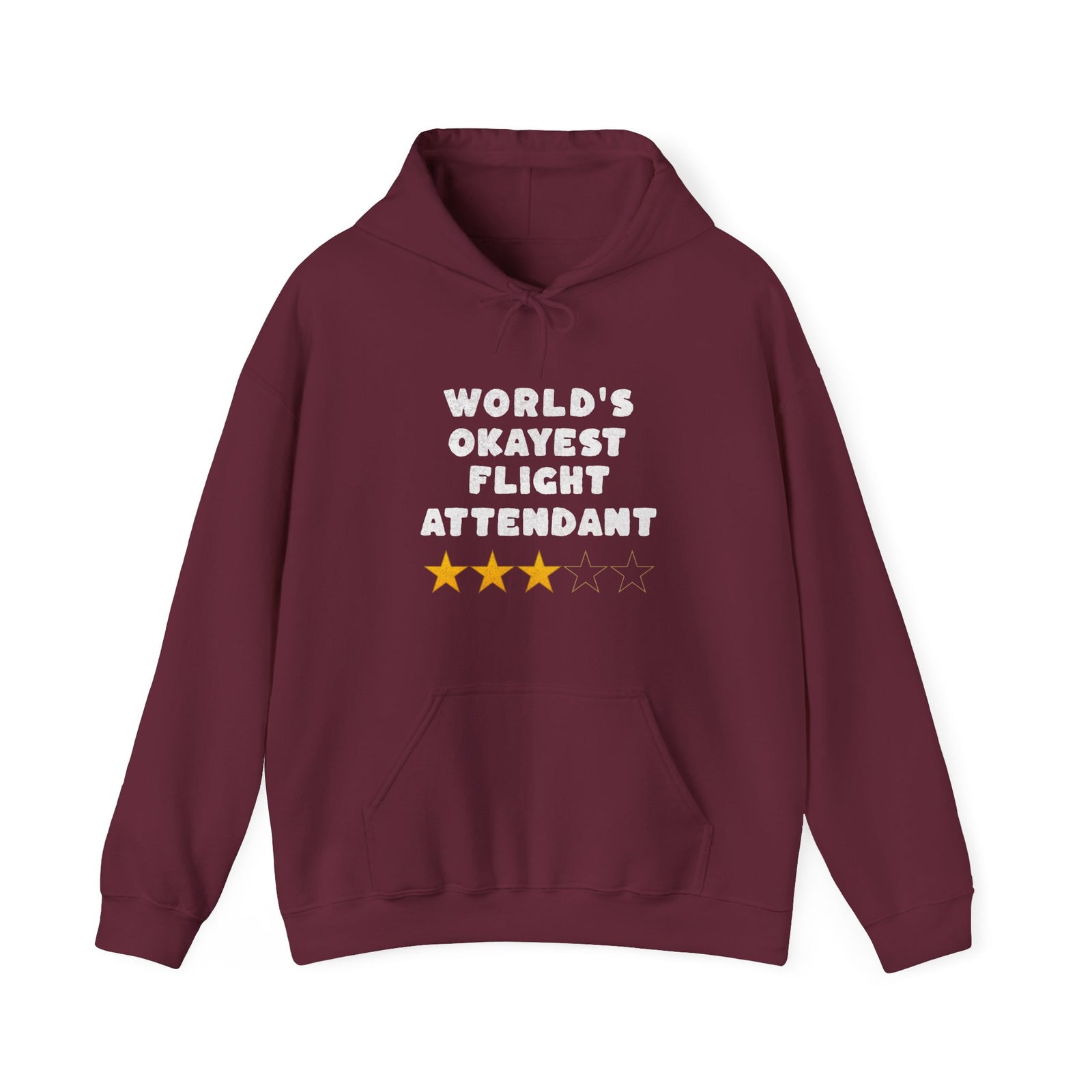 Worlds Okayest Flight Attendant - Pullover Hoodie