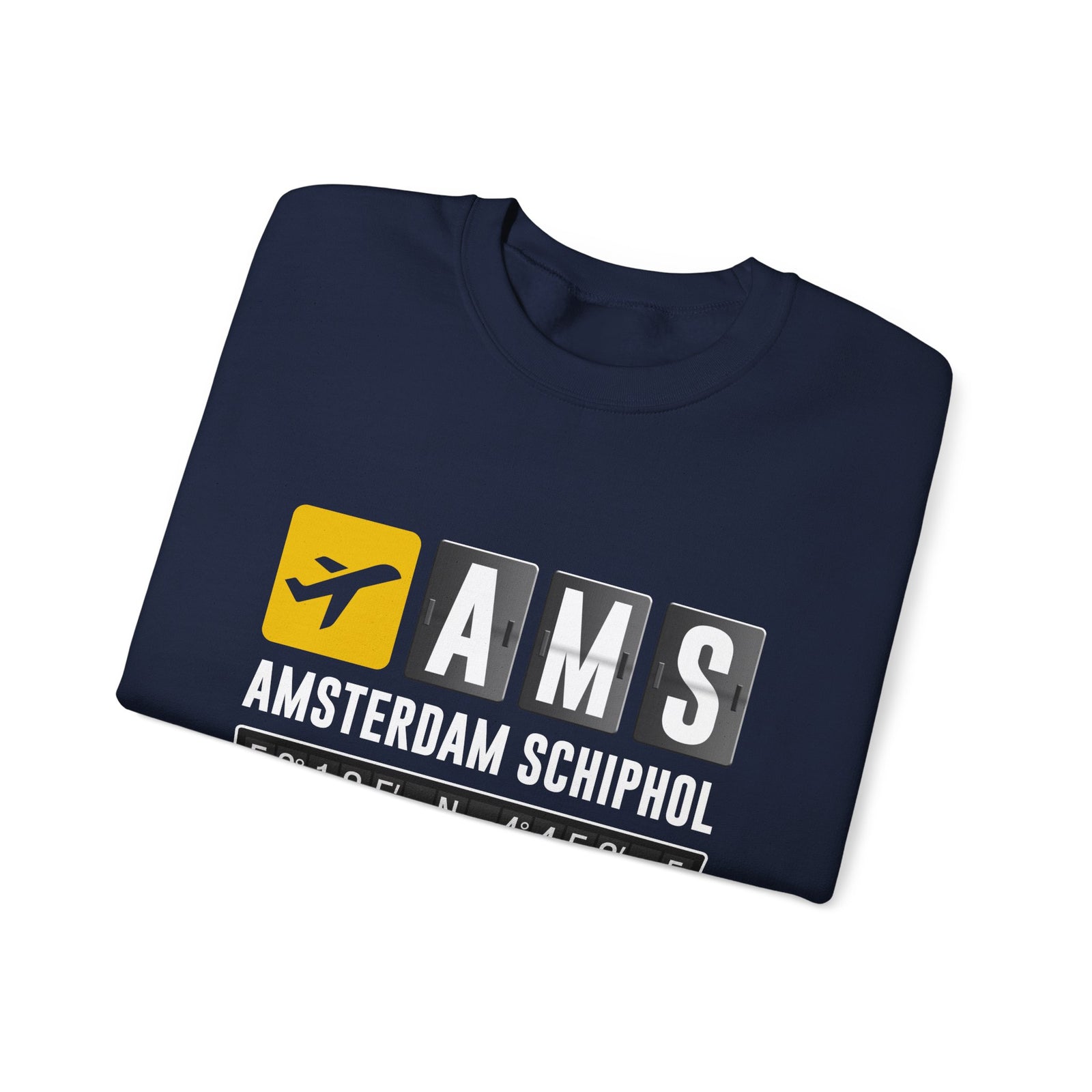AMS Amsterdam Airport Schiphol - Crewneck Sweatshirt