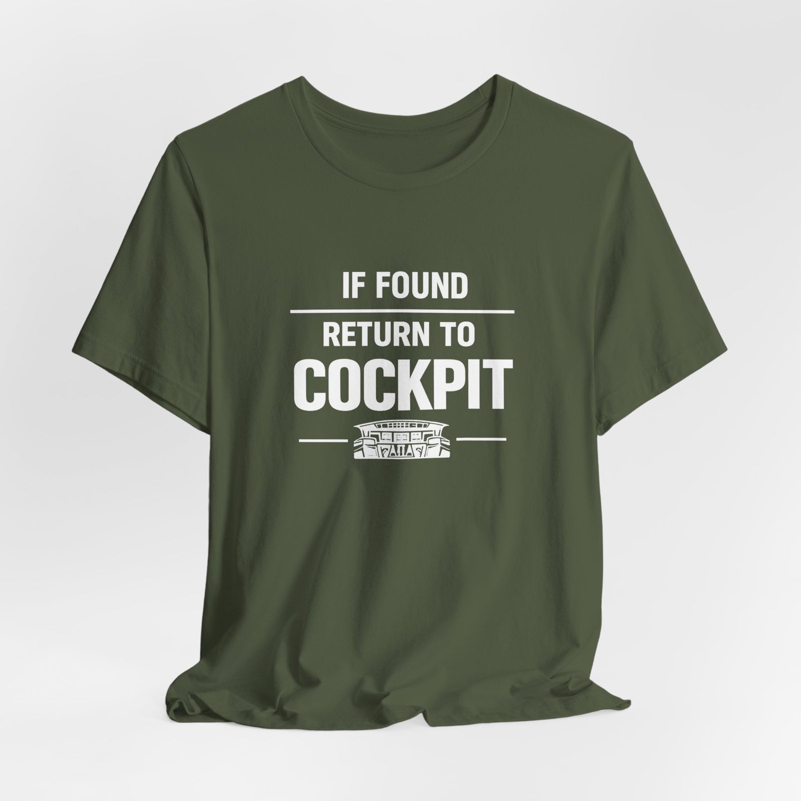 If Found Return to the Cockpit - Unisex Jersey Tee