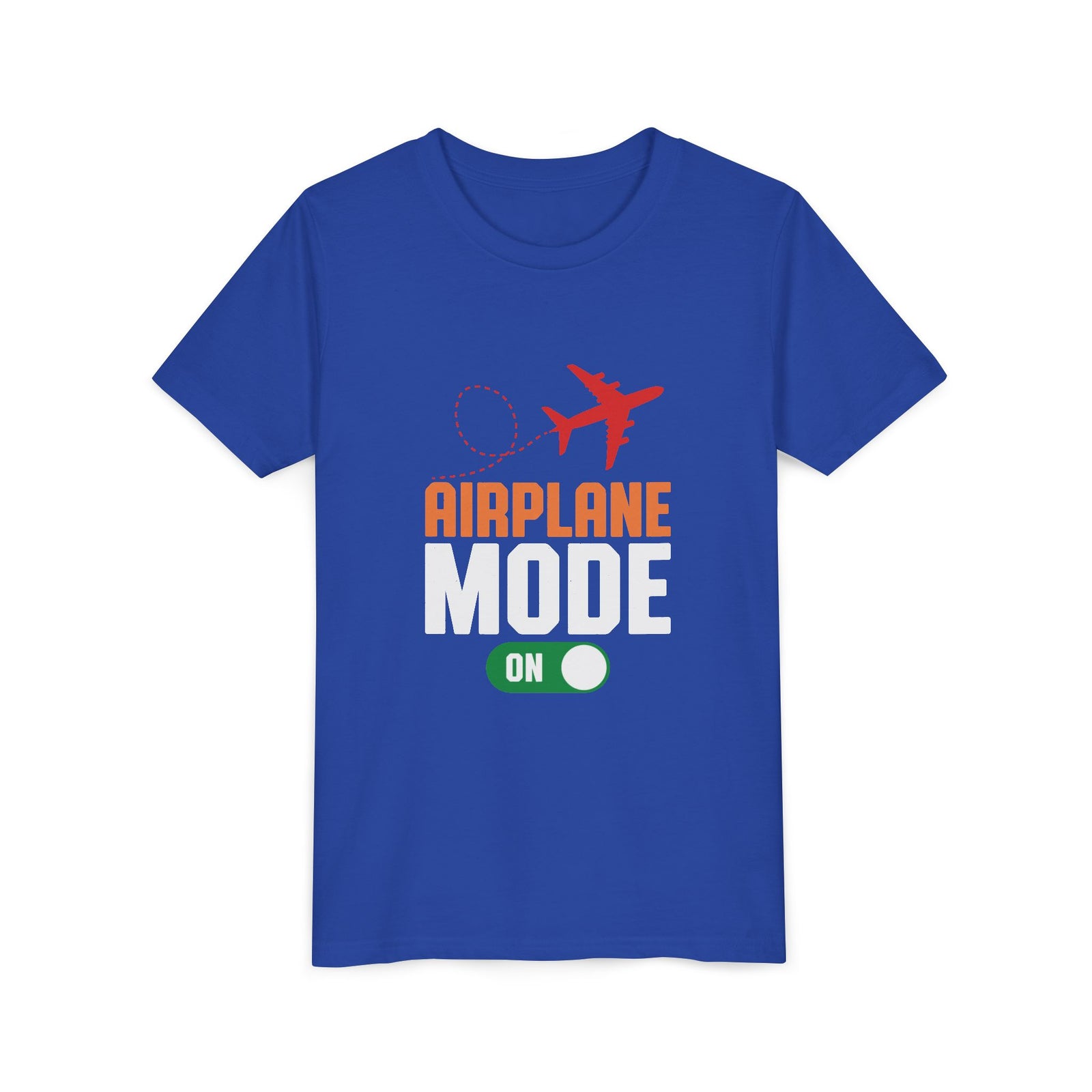 Airplane Mode On - Unisex Youth Short Sleeve Tee