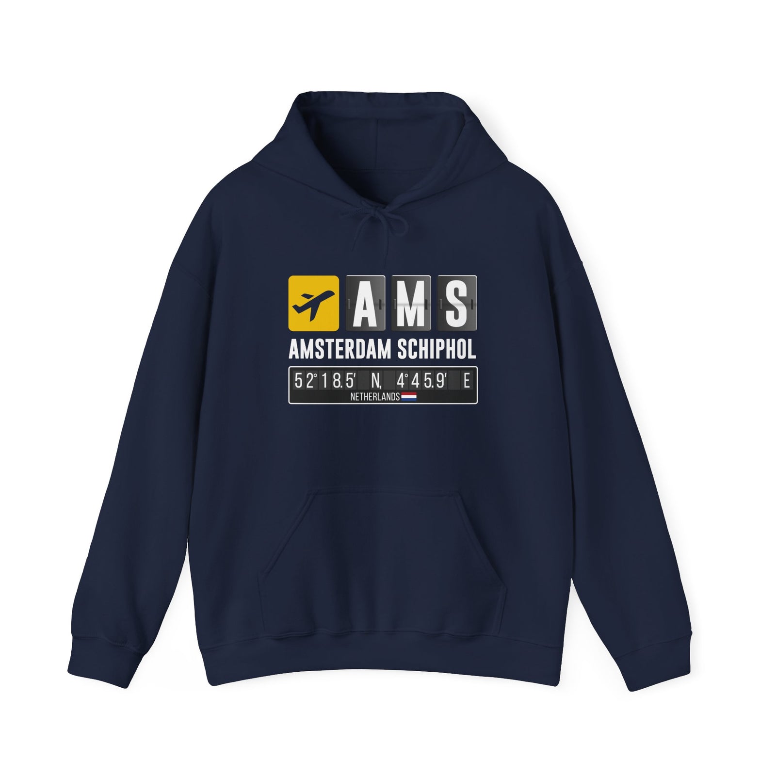 AMS Amsterdam Airport Schiphol - Pullover Hoodie