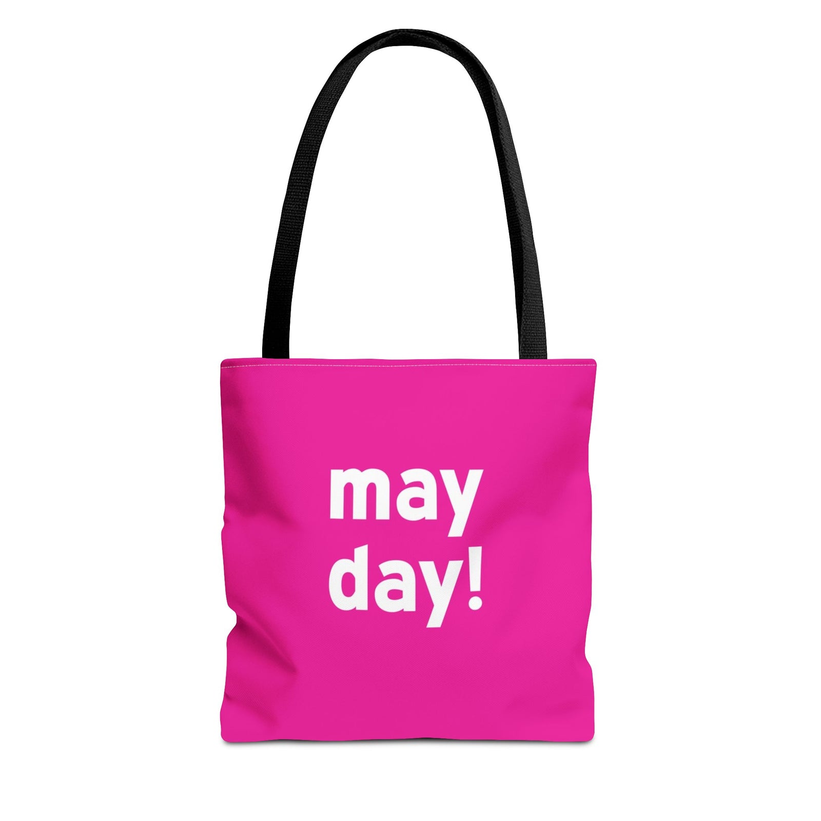 May Day! Tote Bag — Printed Green Travel Tote
