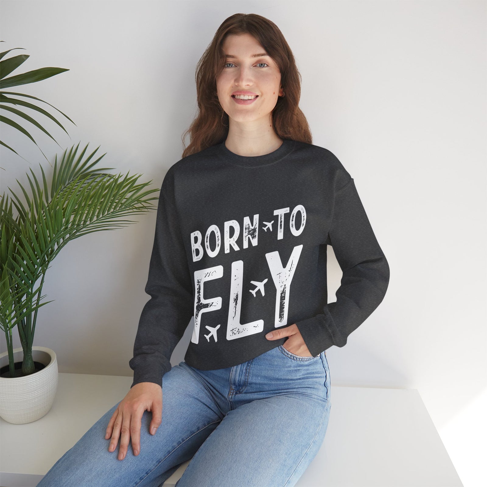 Born To Fly - Crewneck Sweatshirt