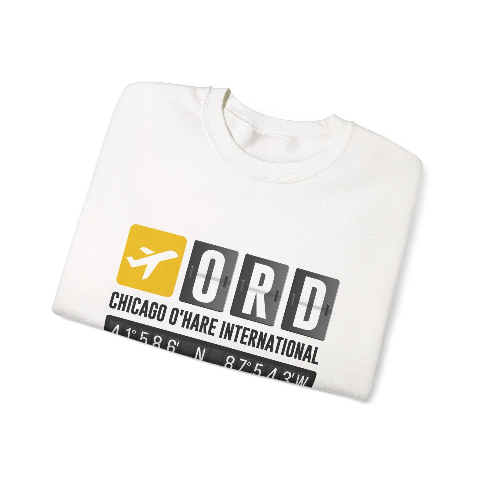 ORD Chicago O'Hare International Airport - Crewneck Sweatshirt