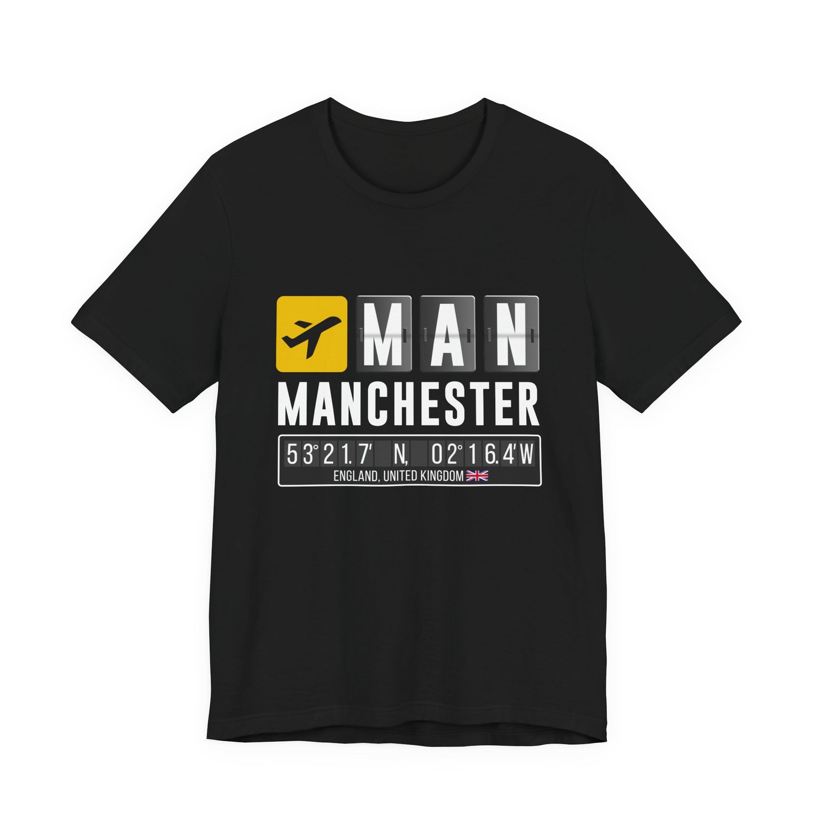 MAN Manchester Airport UK - Unisex Jersey Tee