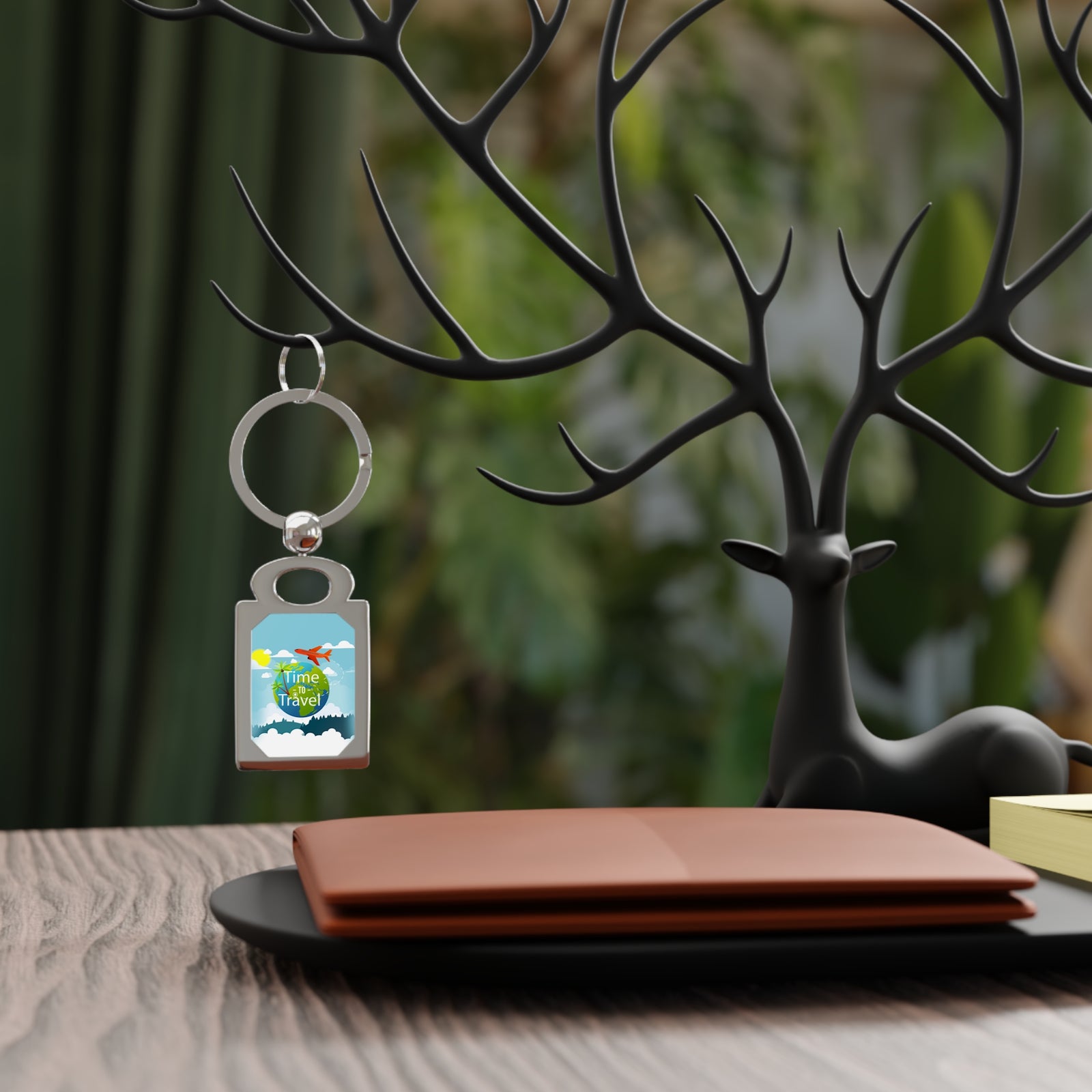 Time To Travel - Rectangle Keyring