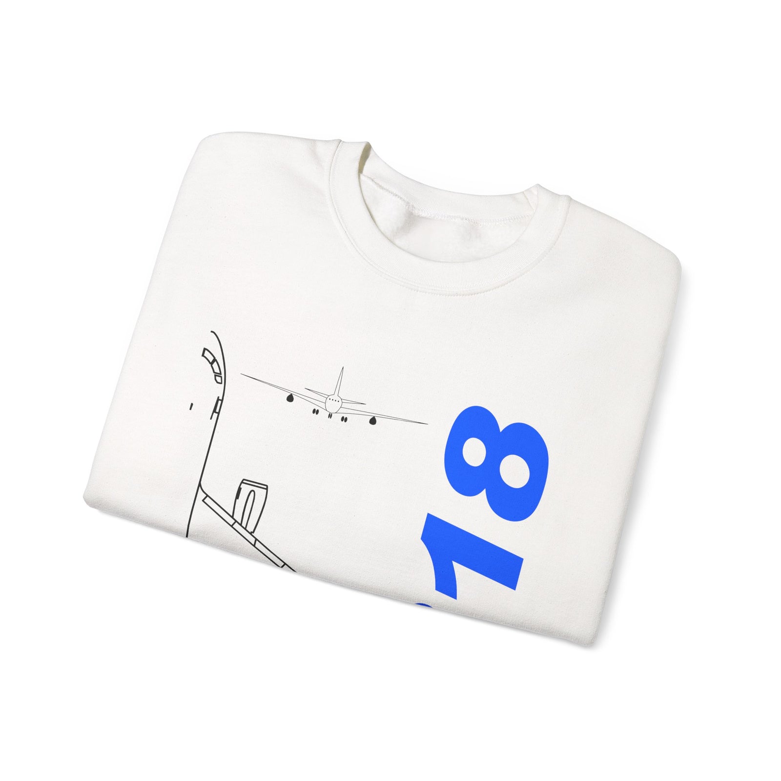 Airbus A318 Crewneck Sweatshirt - Travel Inspiring Cozy Apparel