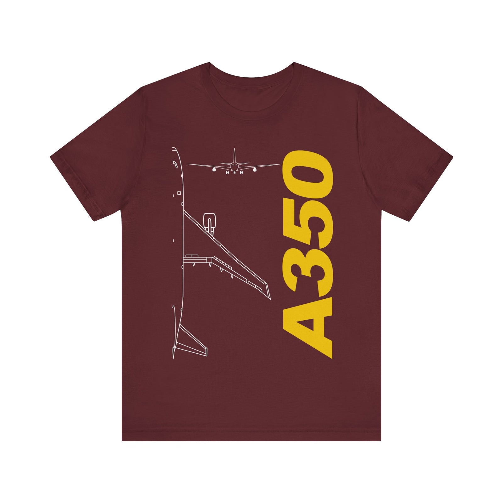 Airbus A350 Unisex Jersey Tee - Perfect for Aviation Enthusiasts