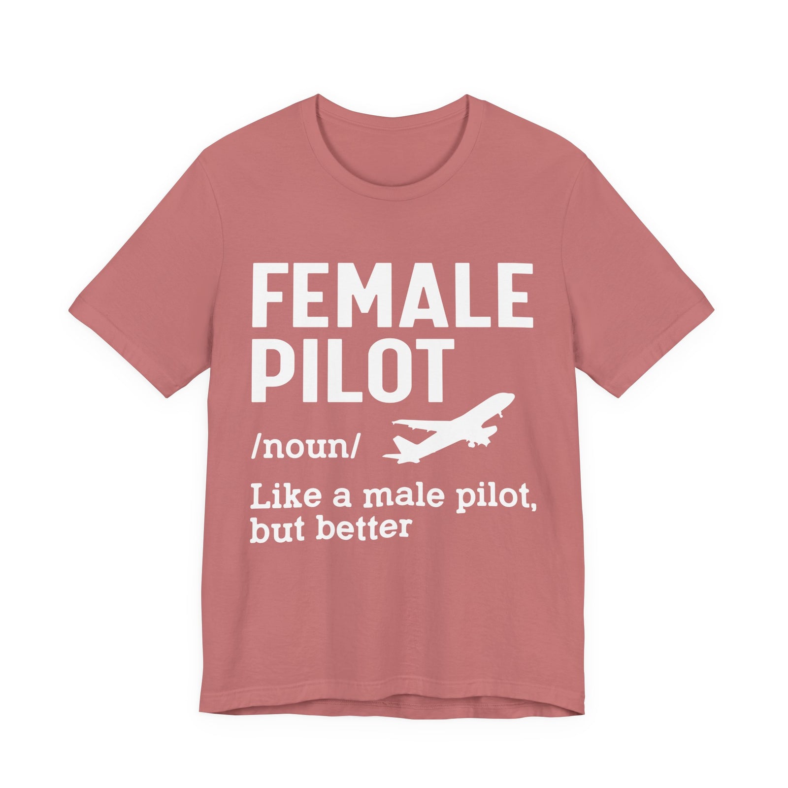 Female Pilot - Unisex Jersey Tee