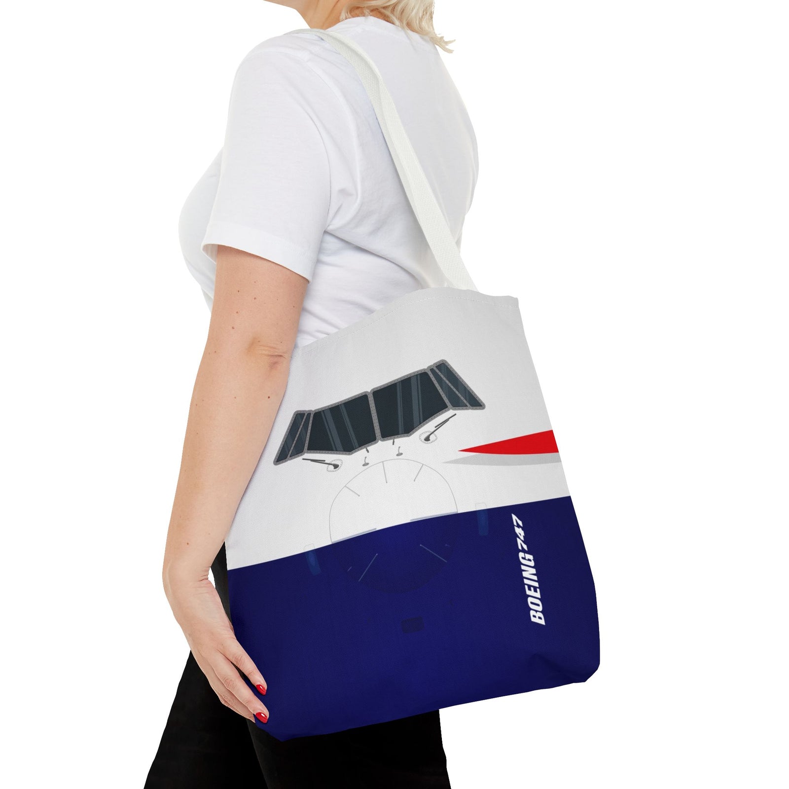 BA Tote Bag — Printed Green Travel Tote