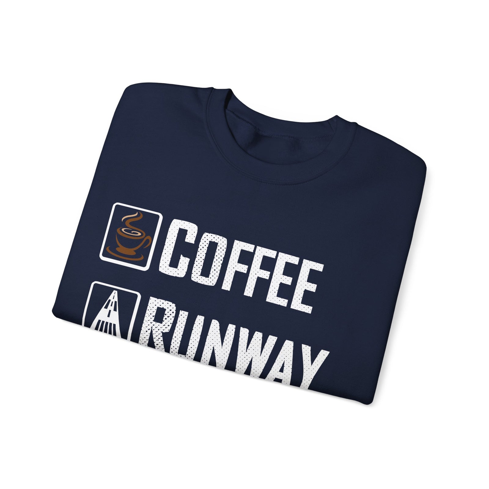 Coffee Runway Repeat - Crewneck Sweatshirt