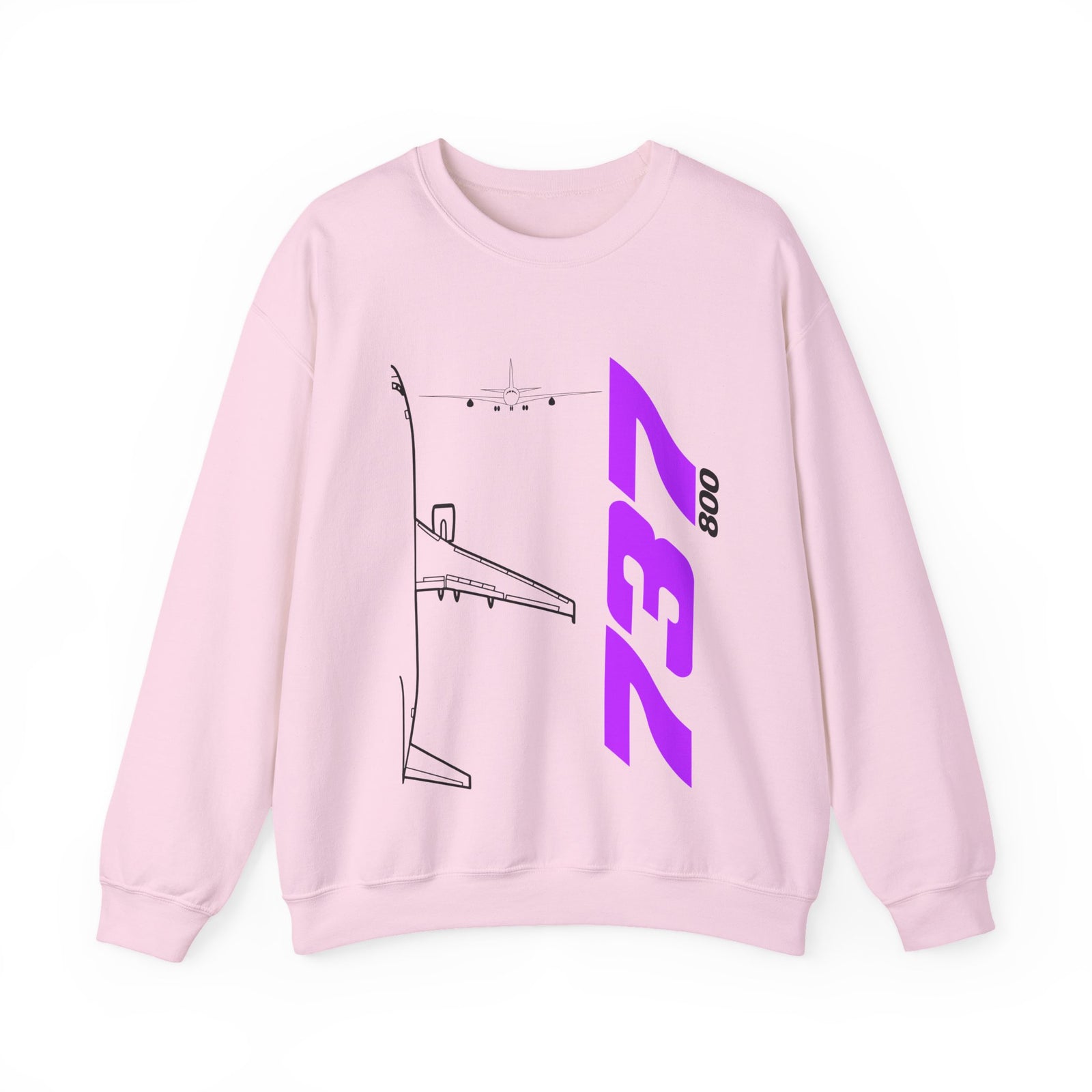 Boeing 737-800 Crewneck Sweatshirt - Travel Inspiring Cozy Apparel