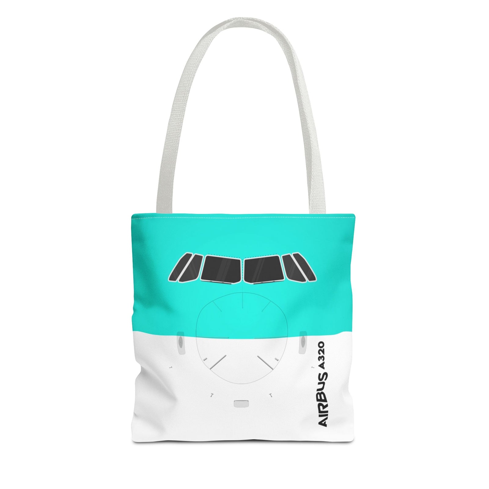 A320 Tote Bag — Printed Green Travel Tote