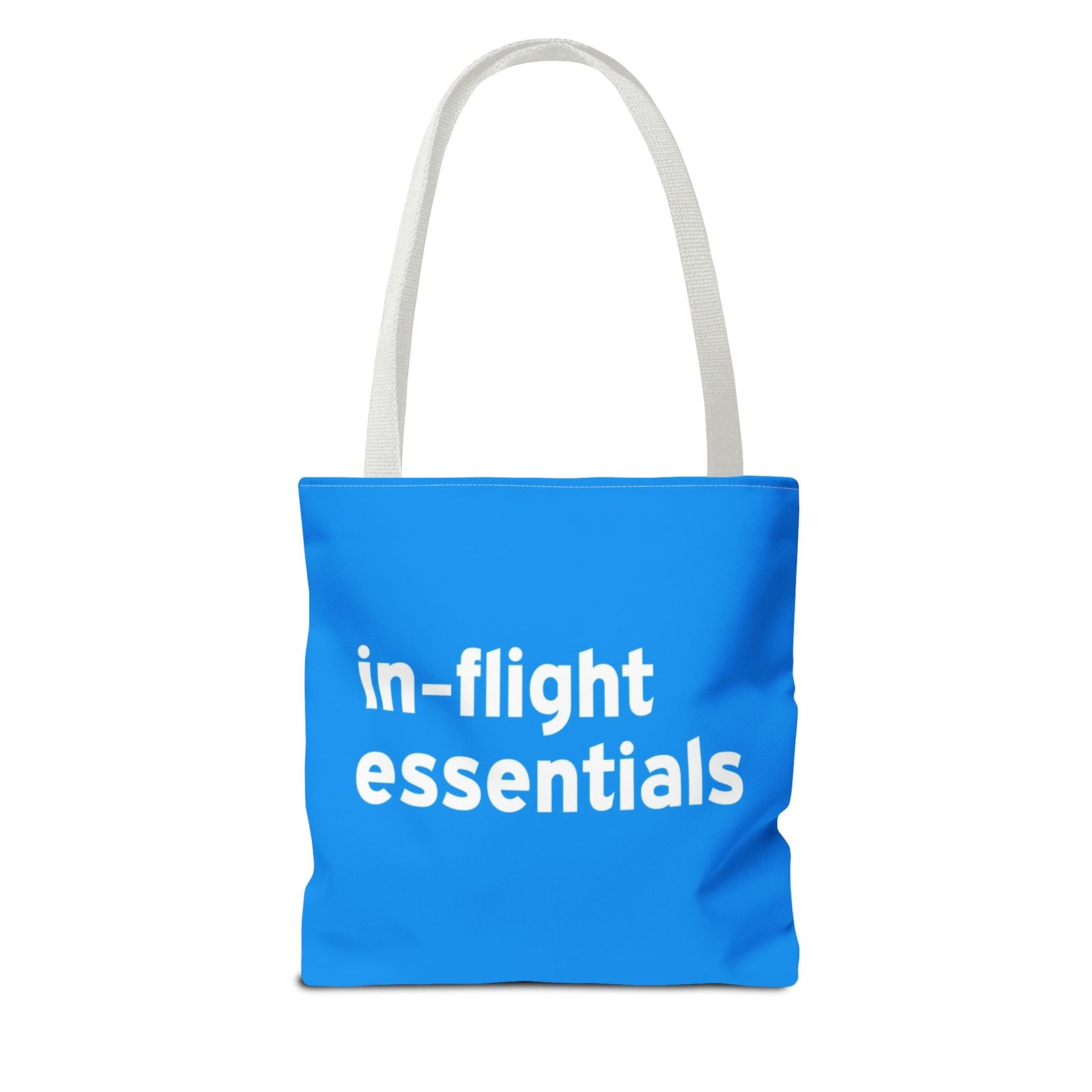 In Flight Essentials Tote Bag — Printed Green Travel Tote