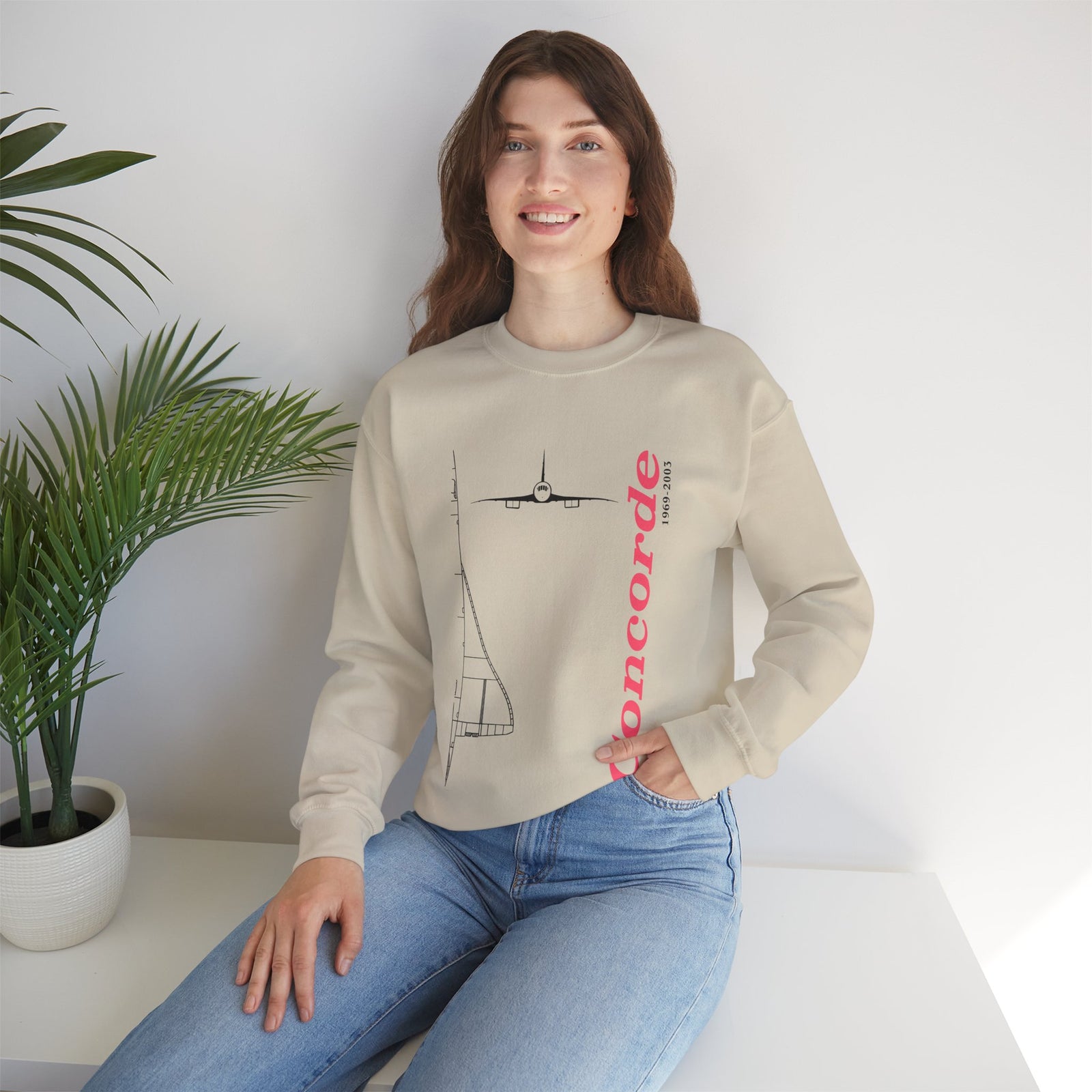 Concorde 1969- 2003 Crewneck Sweatshirt - Travel Inspiring Cozy Apparel