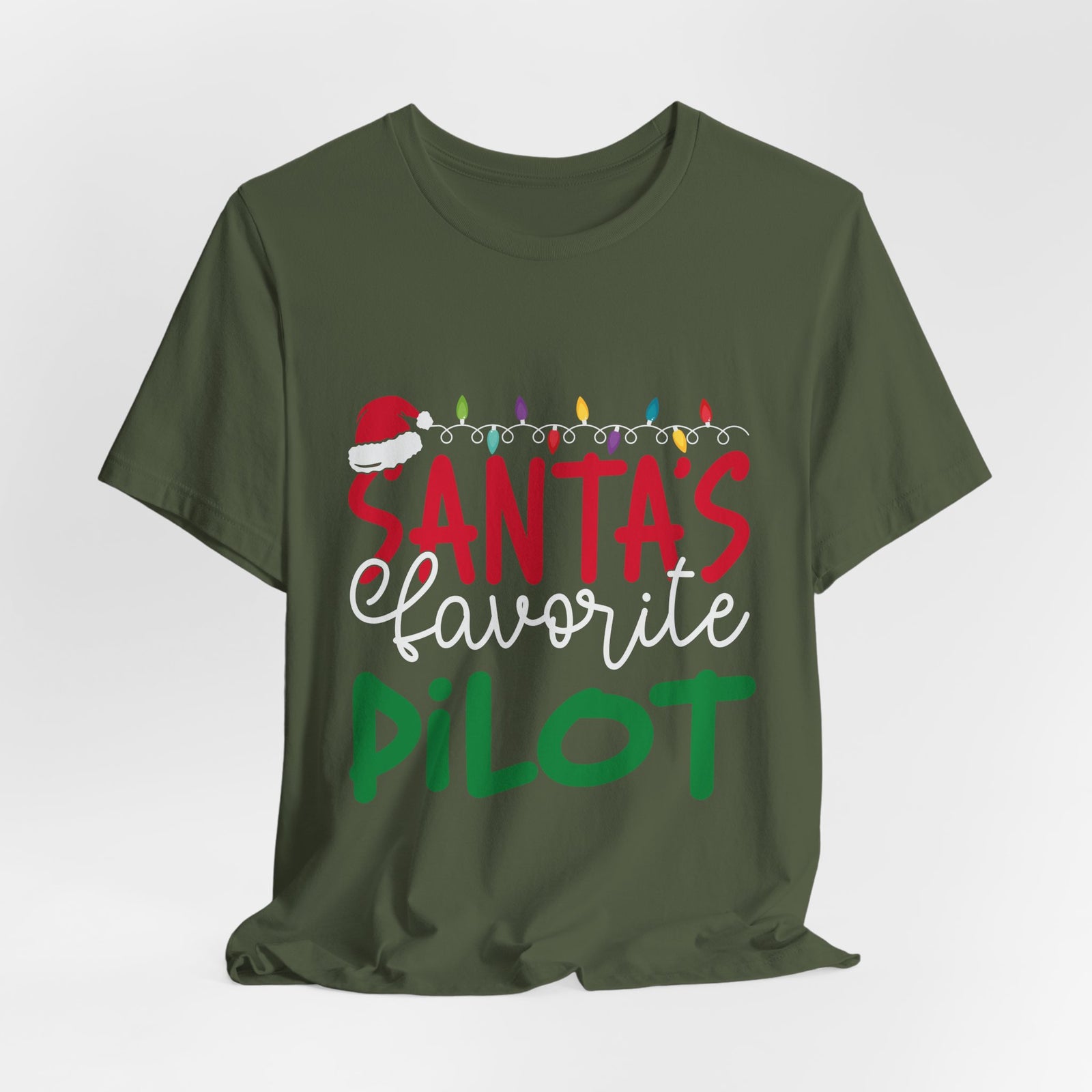 Santa’s favourite pilot Unisex Jersey Tee - Perfect for Aviation Enthusiasts