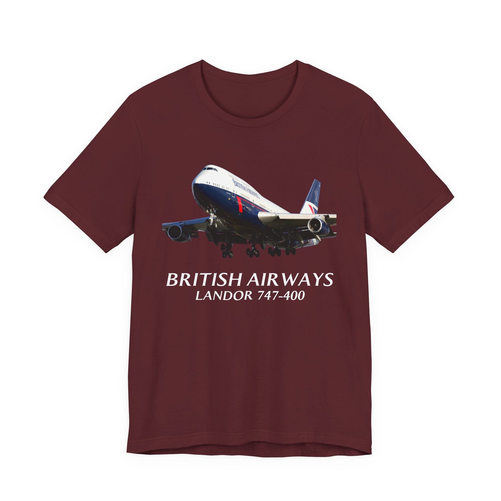 British Airways Landor 747-400 - Unisex Jersey Tee
