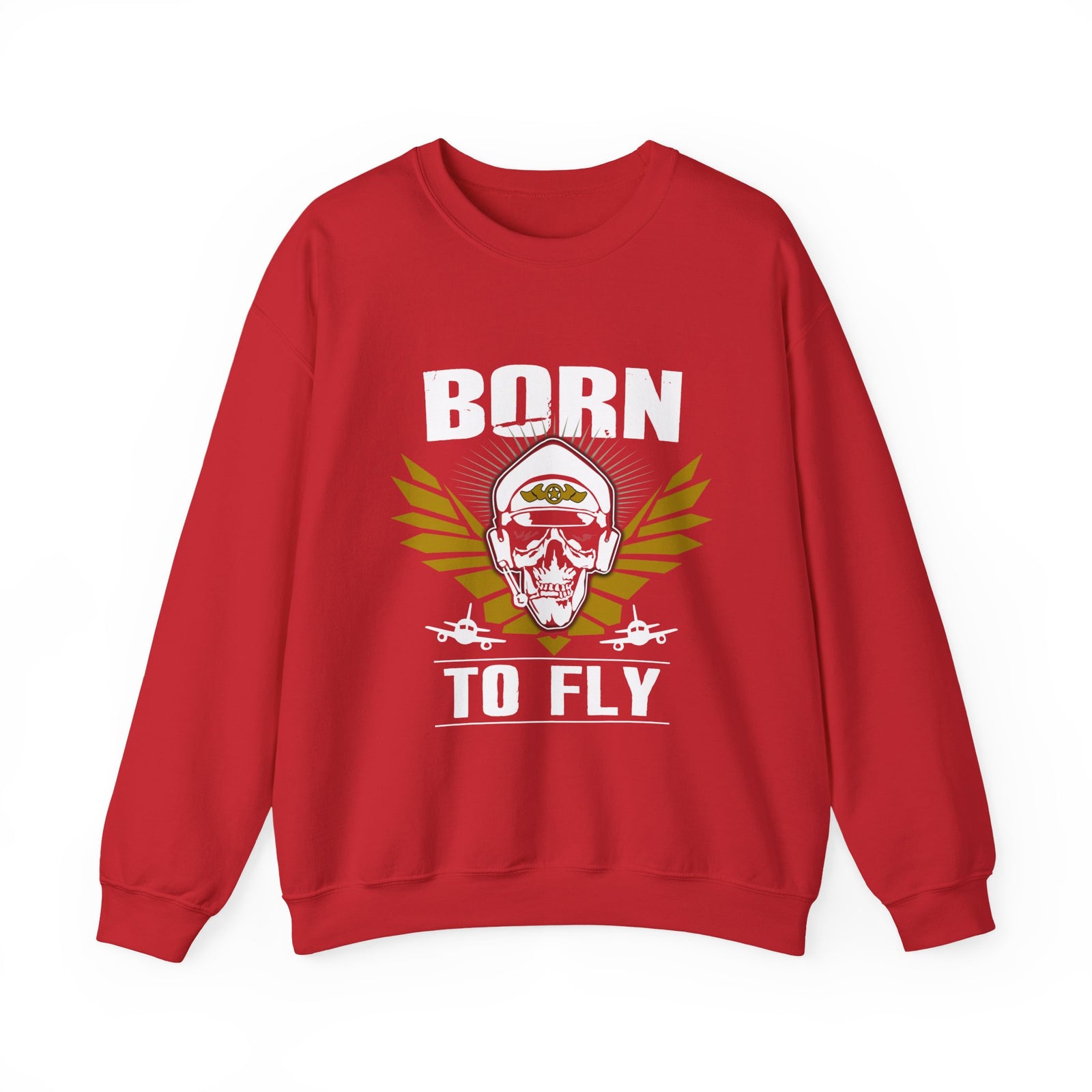 Born To Fly Crewneck Sweatshirt - Travel Inspiring Cozy Apparel
