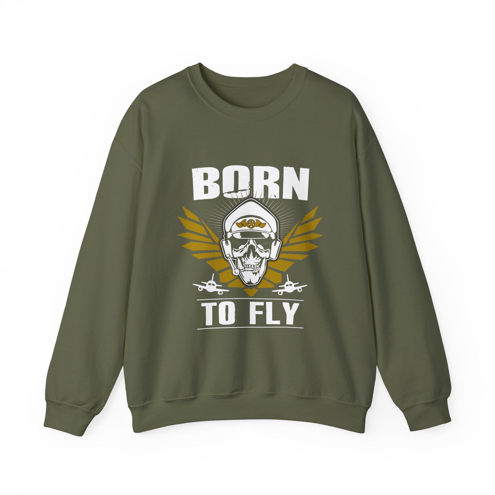 Born To Fly Crewneck Sweatshirt - Travel Inspiring Cozy Apparel