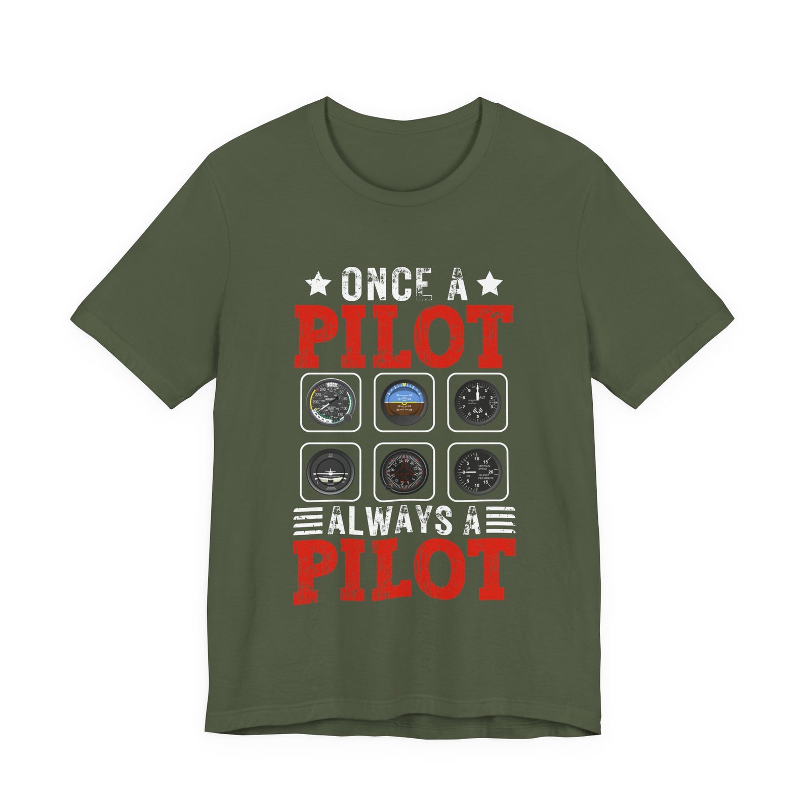 Once A Pilot Always A Pilot - Unisex Jersey Tee