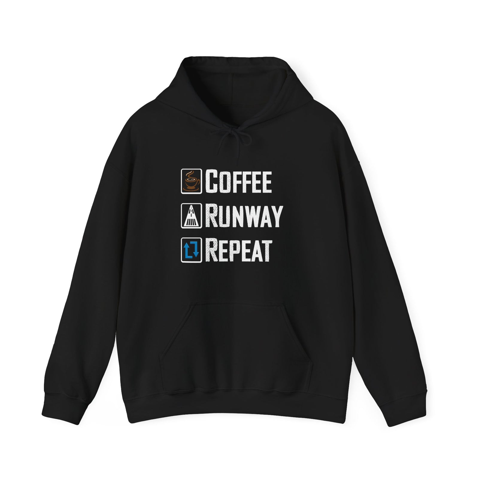 Coffee Runway Repeat - Pullover Hoodie