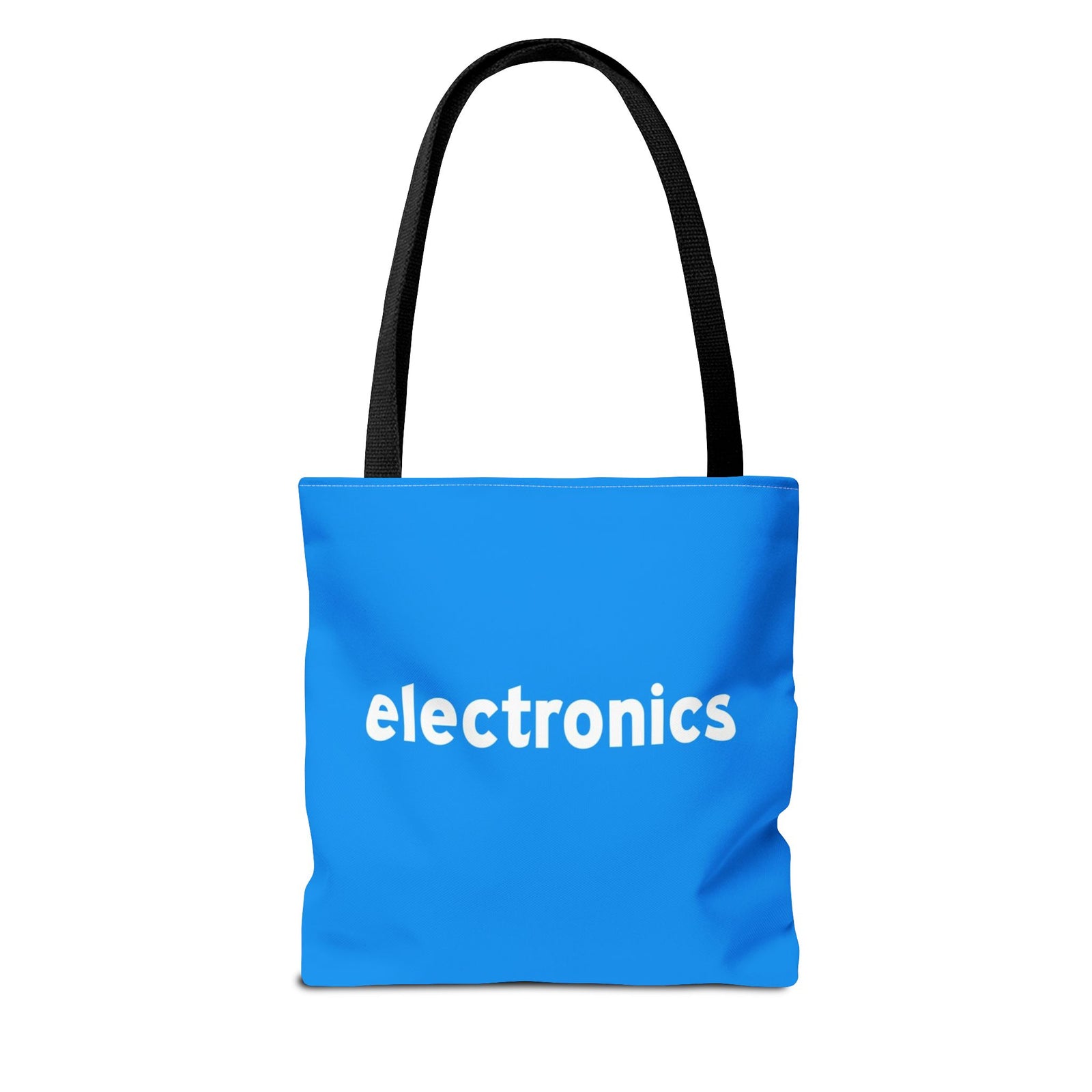 Electronics Tote Bag — Printed Green Travel Tote
