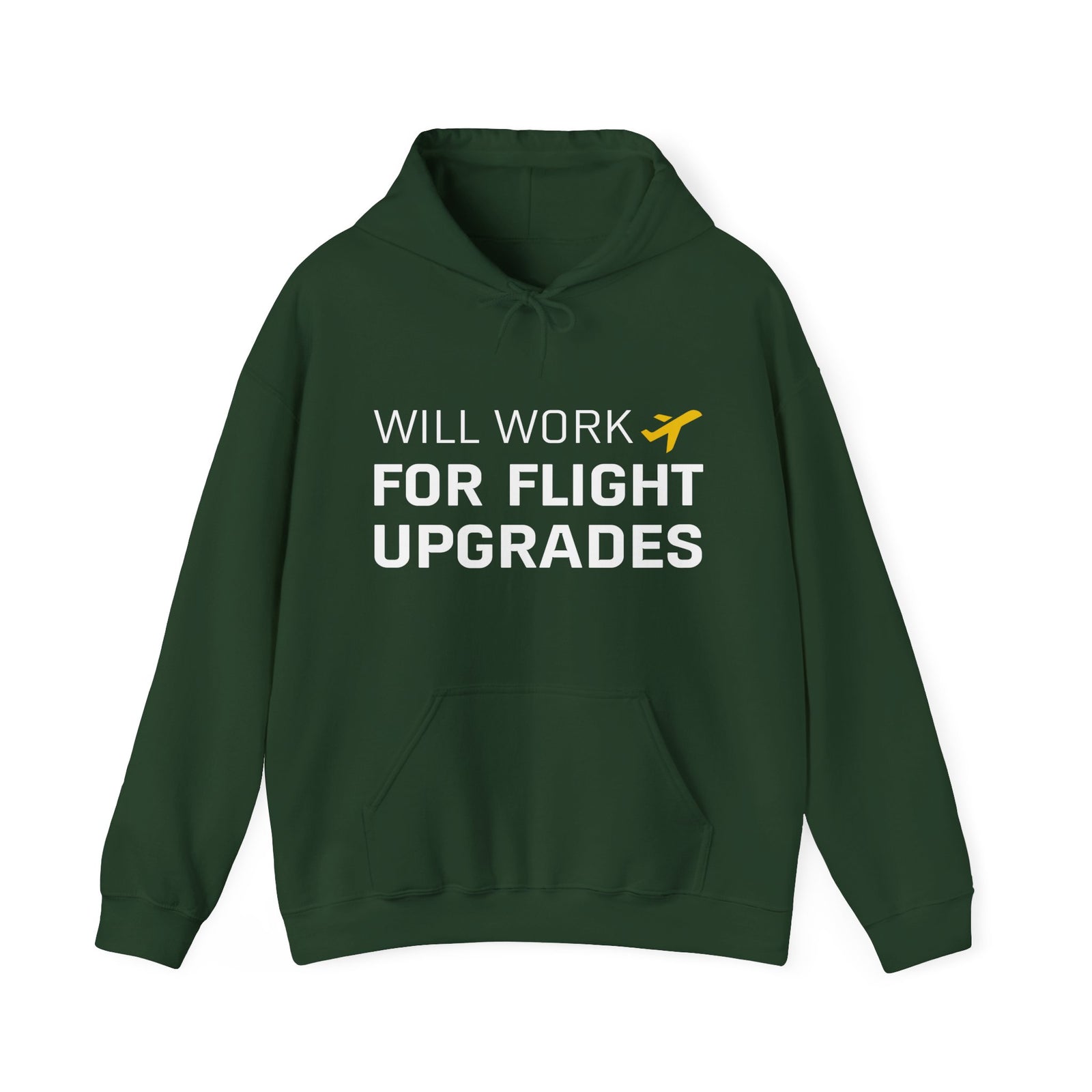 Will Work For Flight Upgrades - Pullover Hoodie