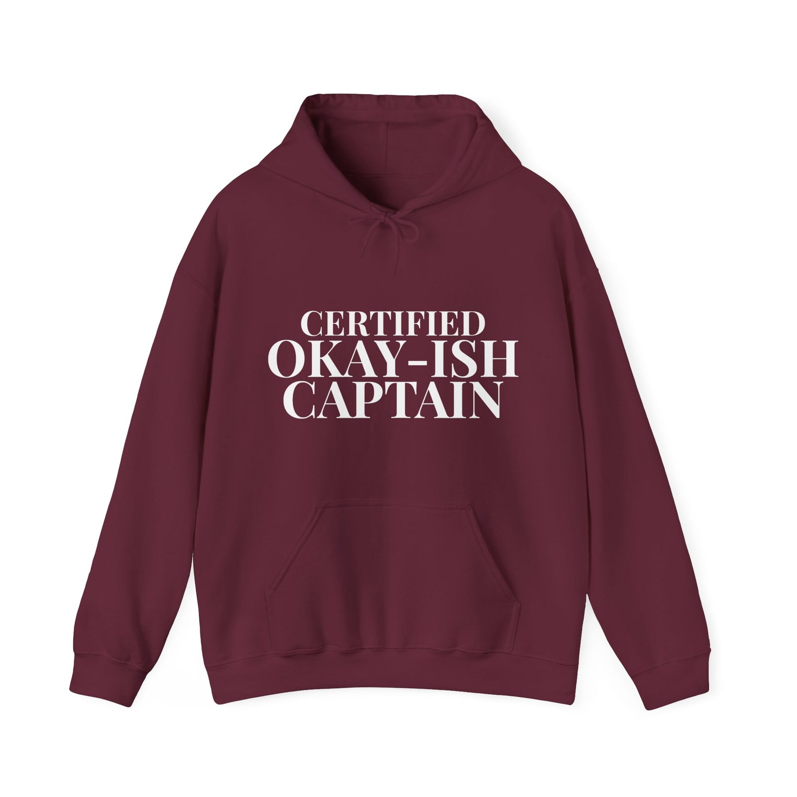 Certified Okay-ish Captain - Pullover Hoodie